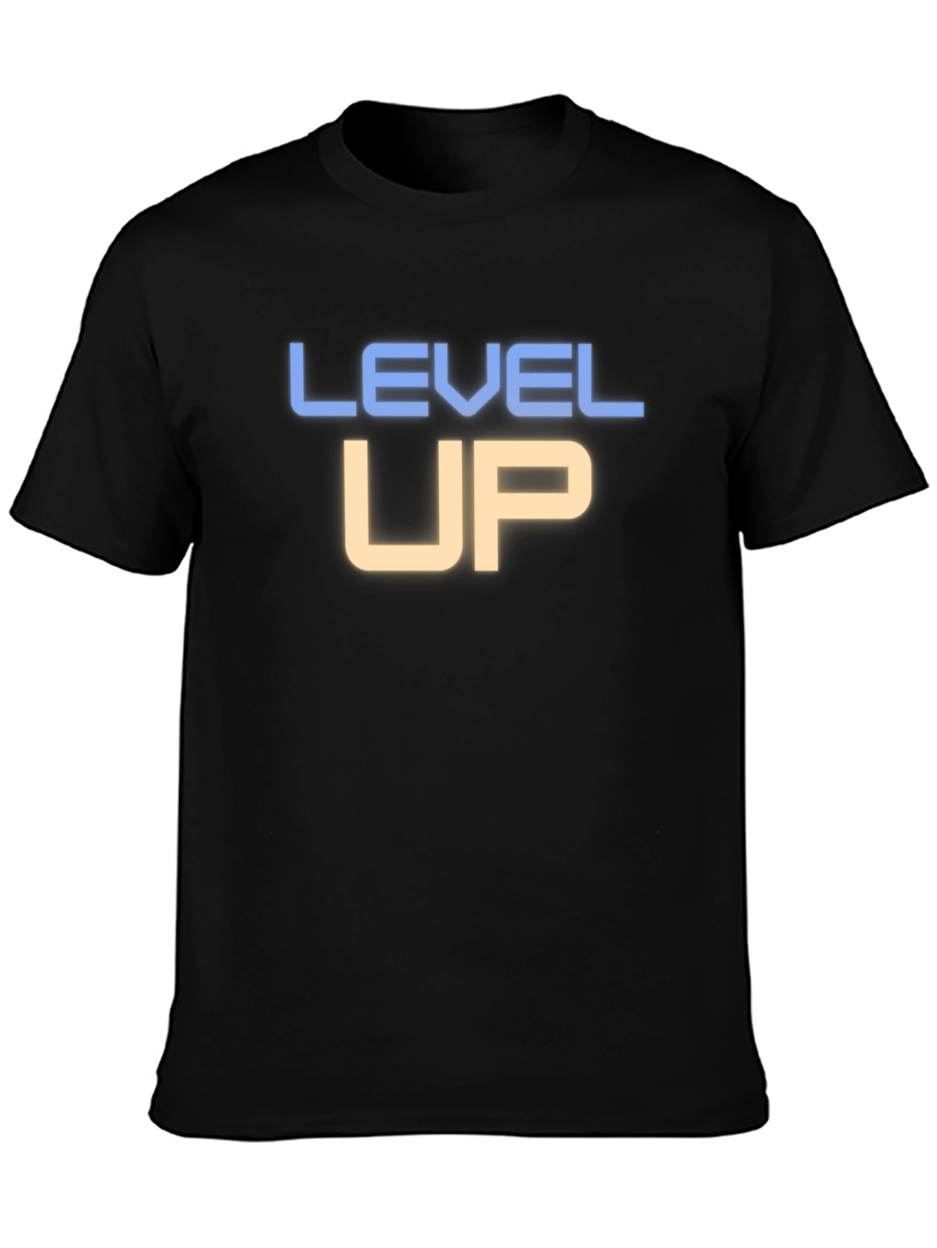 Level Up Black Graphic Tee
