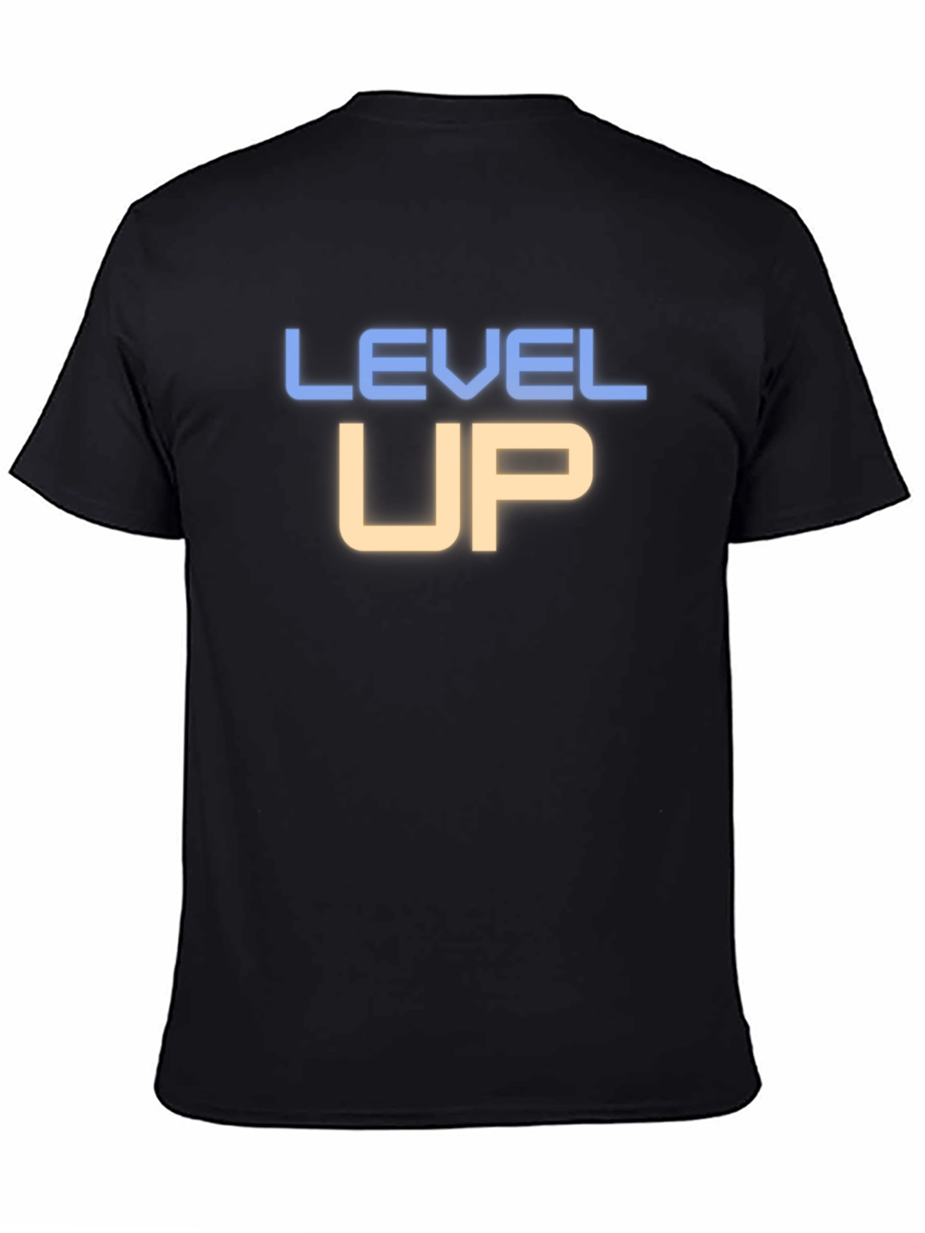 Level Up Black Graphic Tee