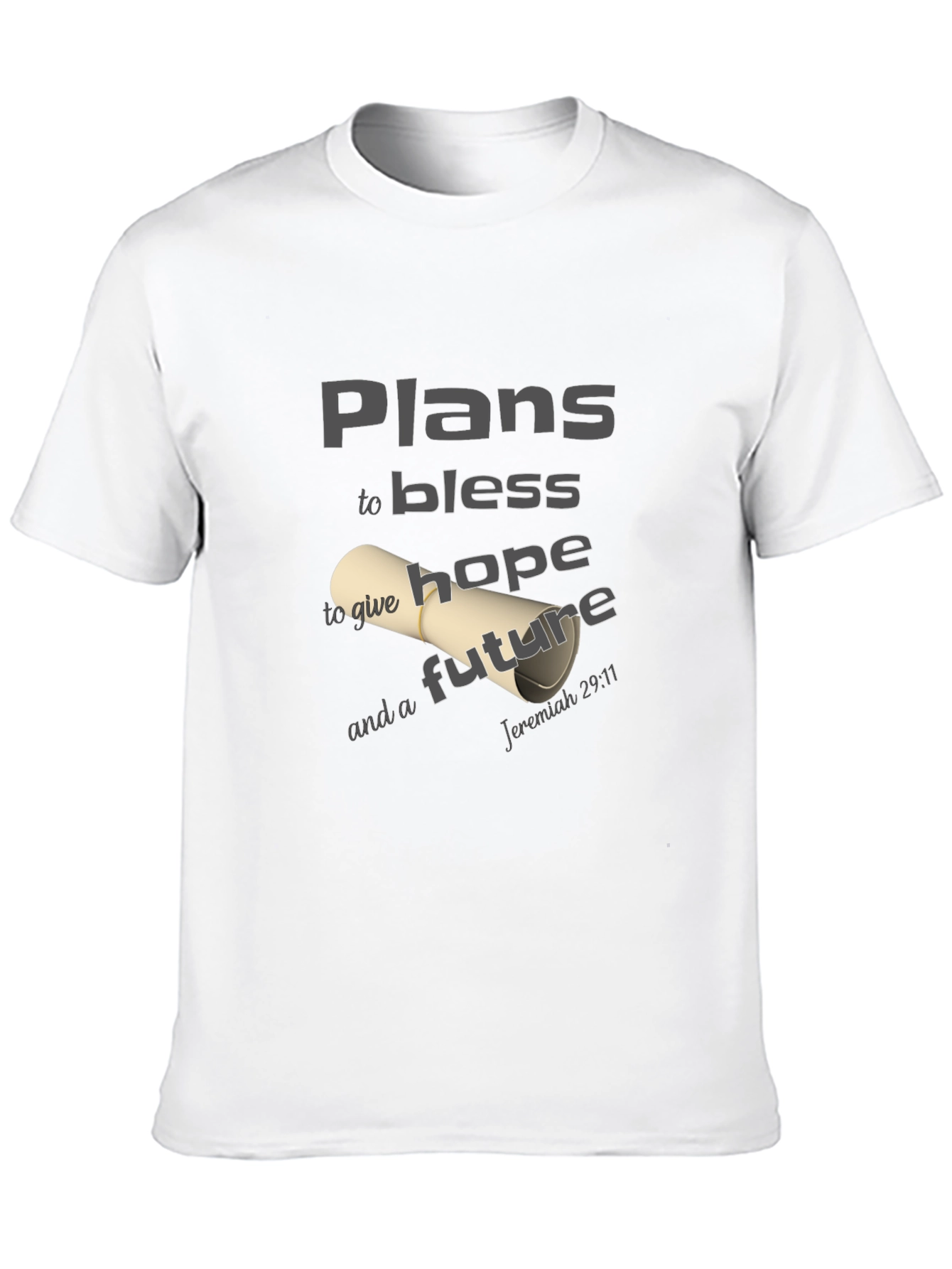 Plans to Bless T-Shirt - Hope & Future Design