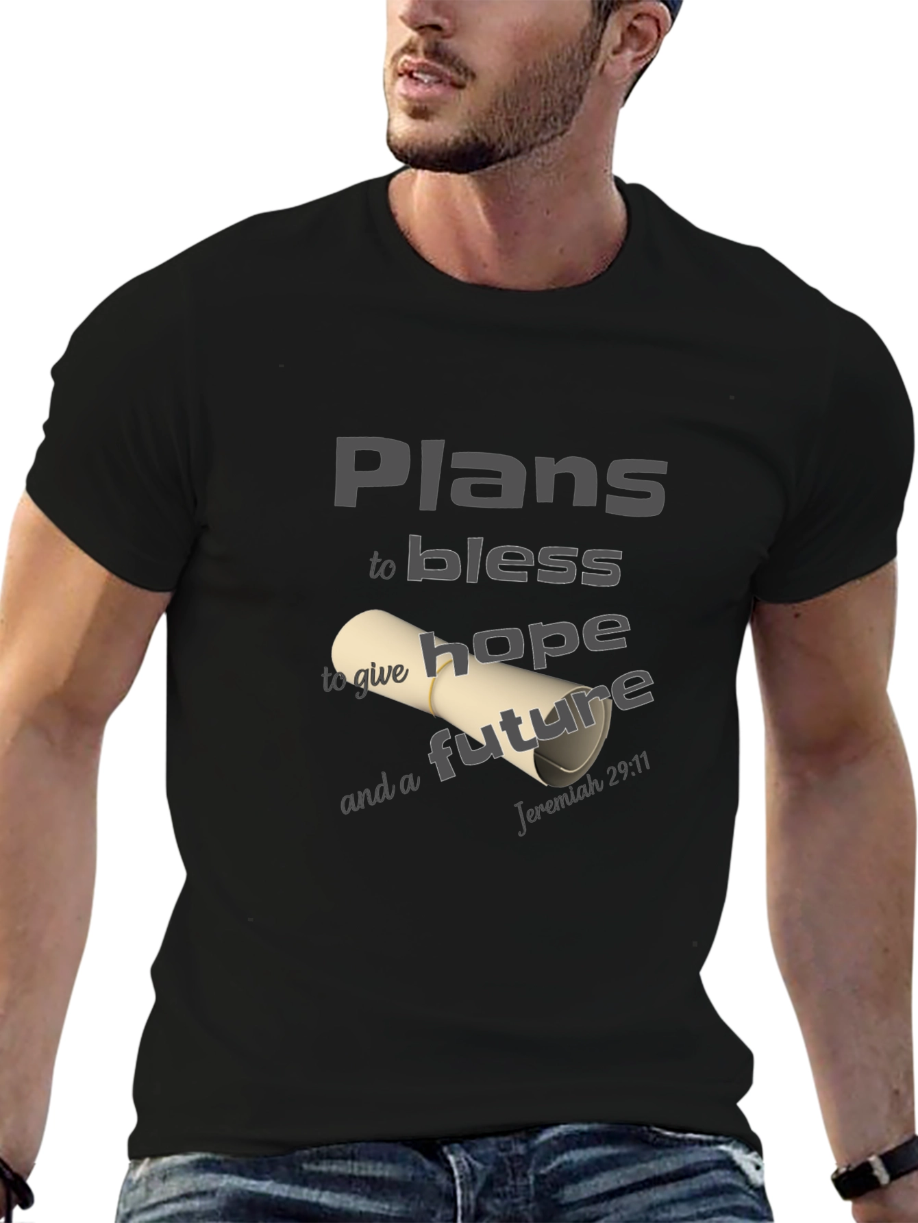 Plans to Bless T-Shirt - Hope & Future Design