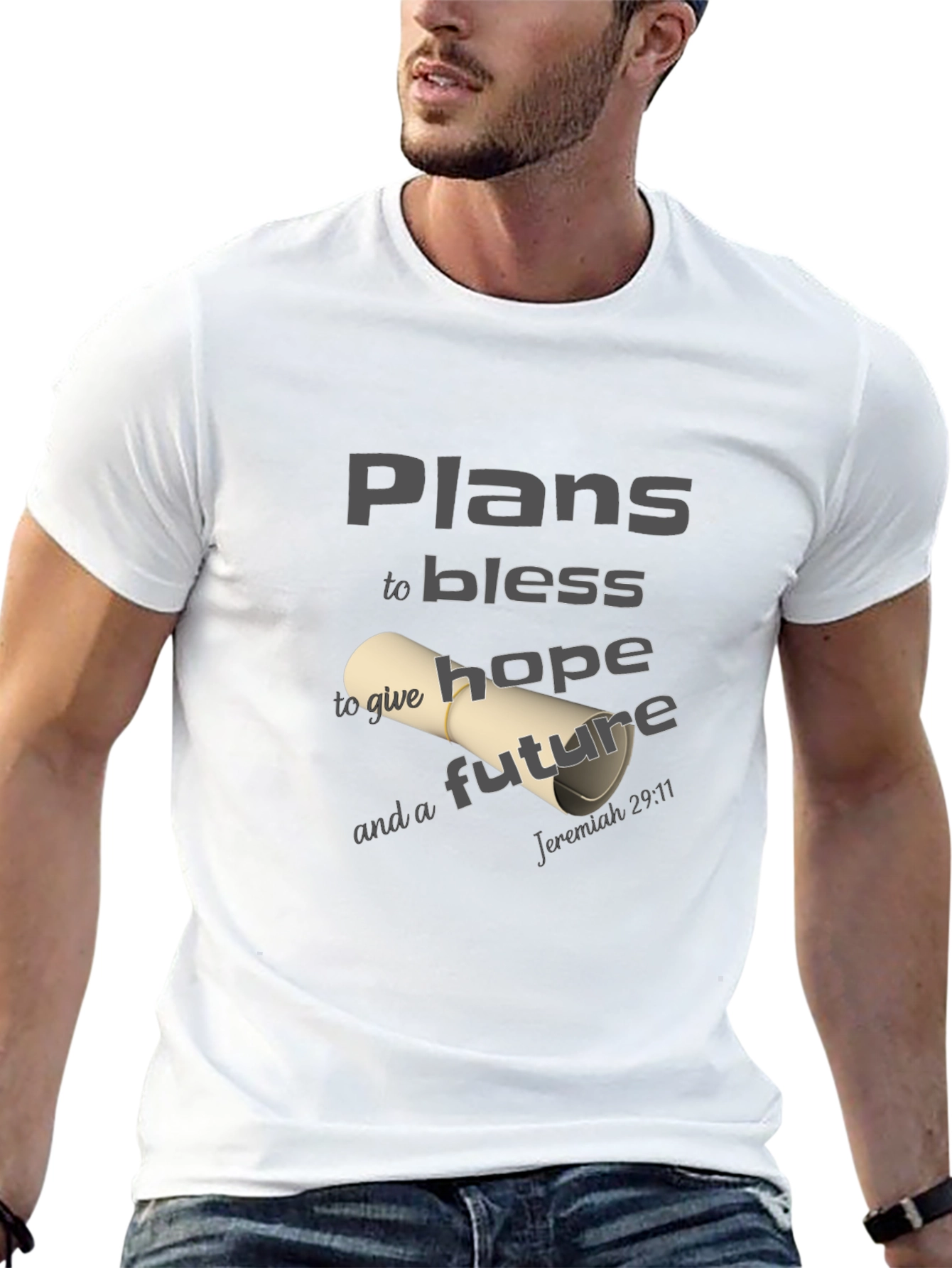 Plans to Bless T-Shirt - Hope & Future Design