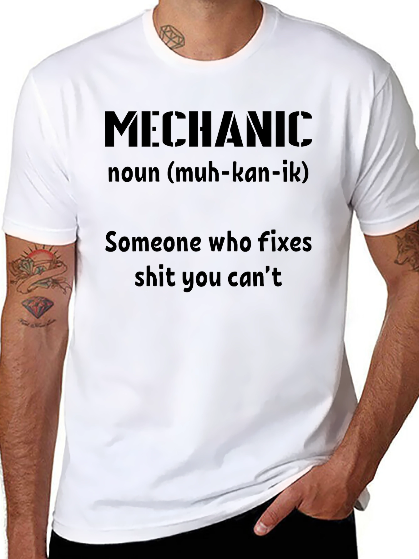 Mechanic Definition T-Shirt - Funny Mechanic Gift