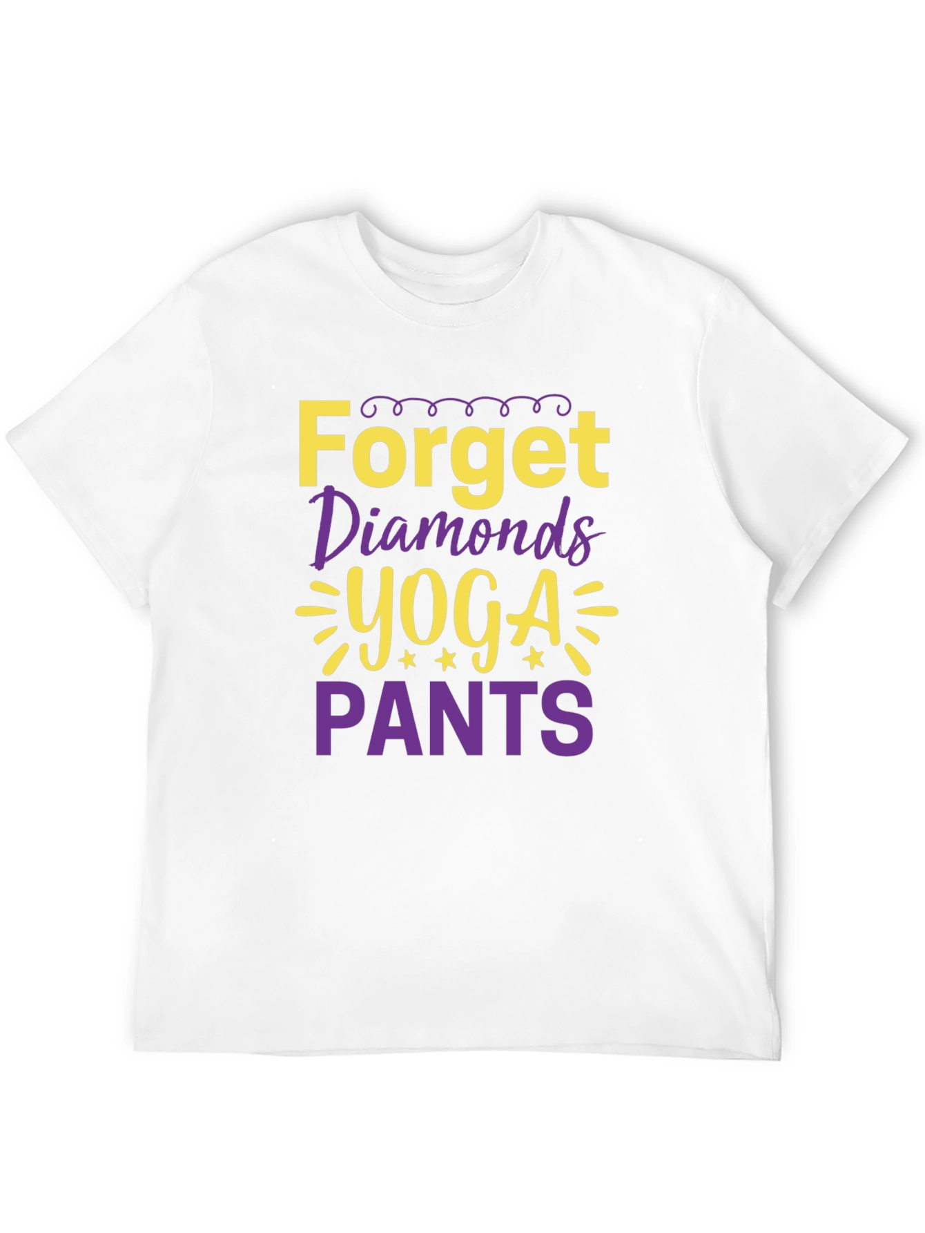 Forget Diamonds Yoga Pants T-Shirt