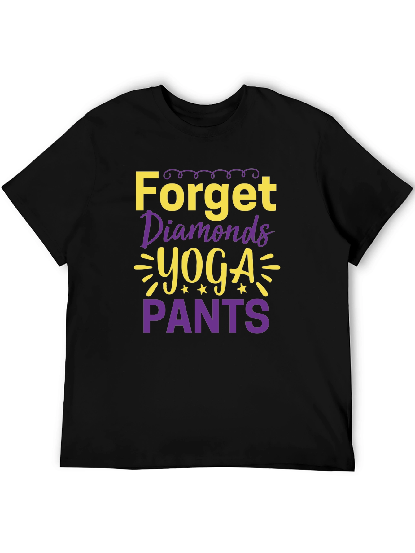 Forget Diamonds Yoga Pants T-Shirt