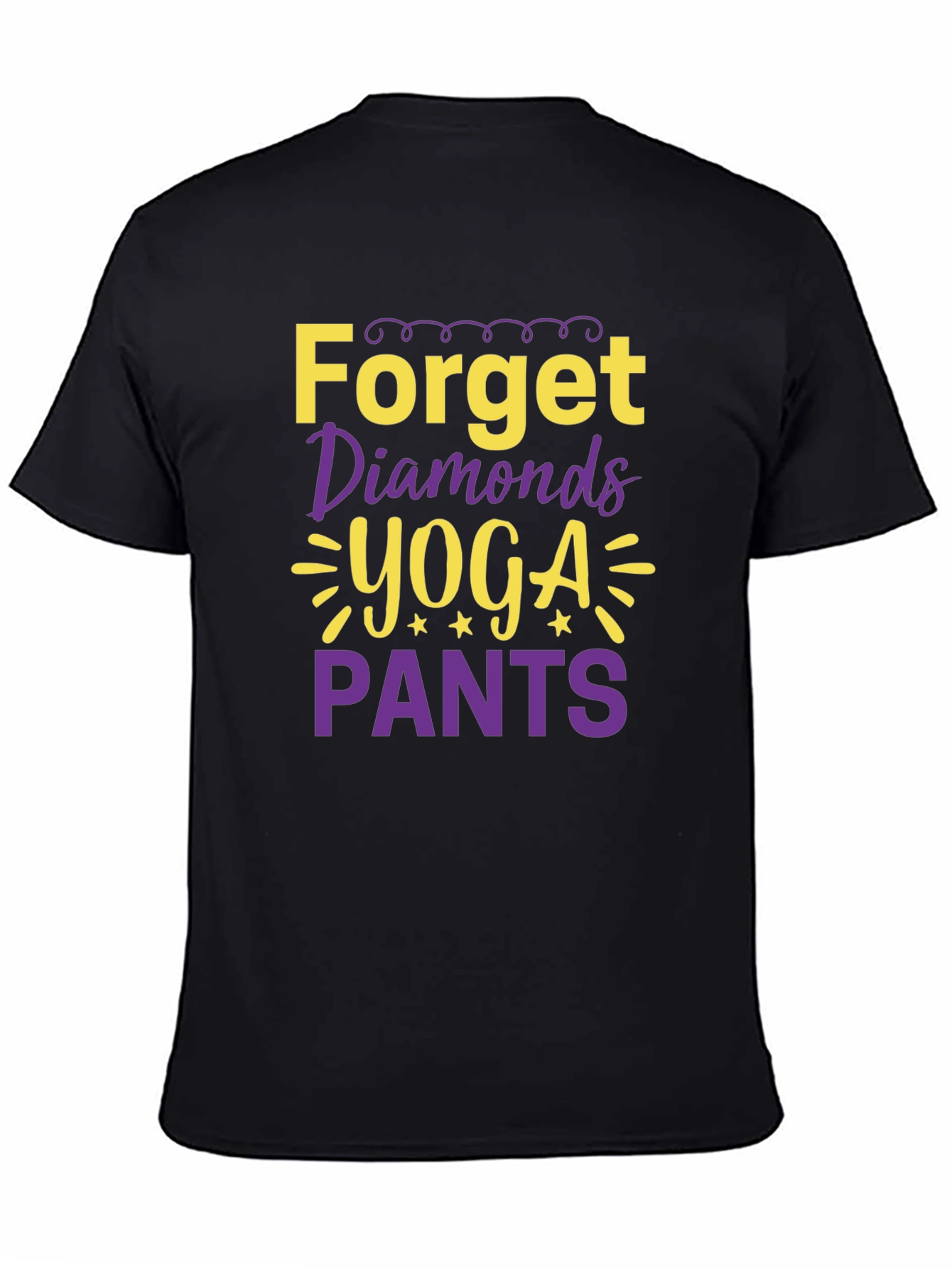 Forget Diamonds Yoga Pants T-Shirt