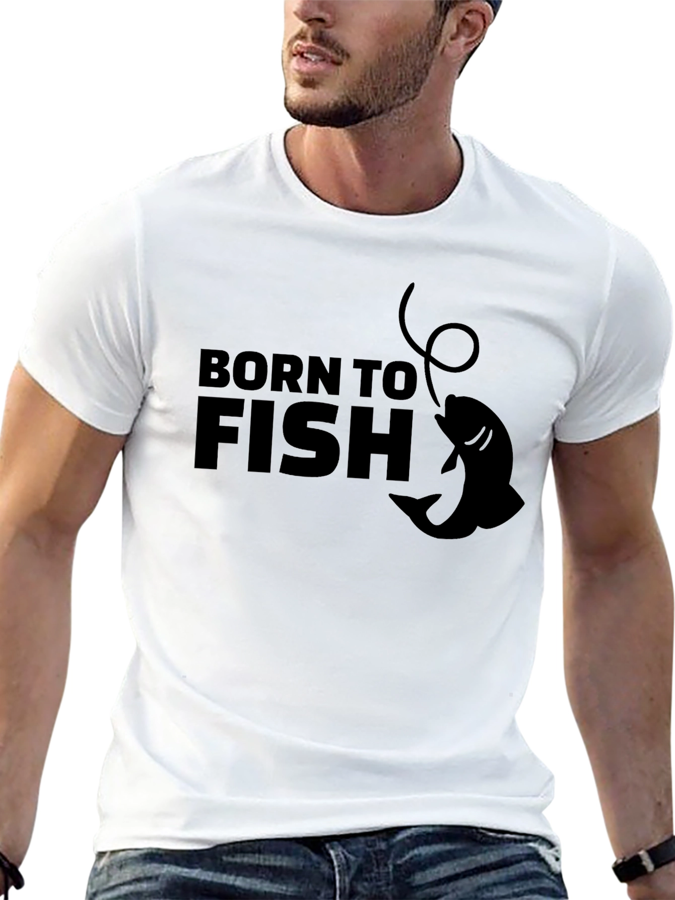 Born to Fish T-Shirt - Fishing Enthusiast Tee