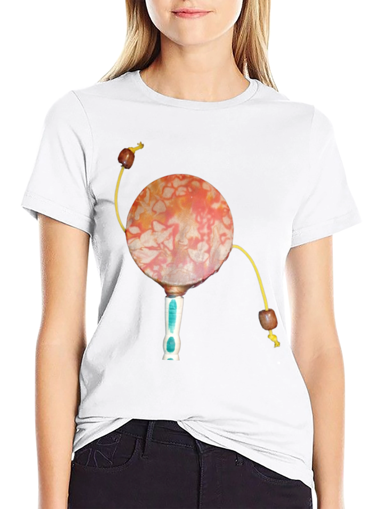 Novelty Drum Design T-Shirt