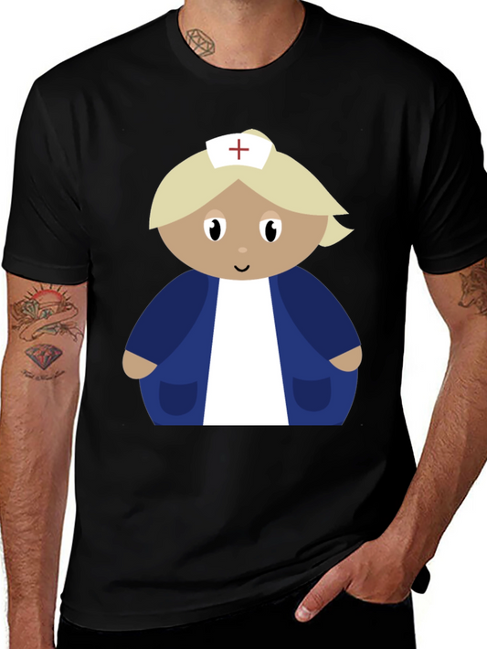 Cartoon Nurse T-Shirt - Fun Apparel