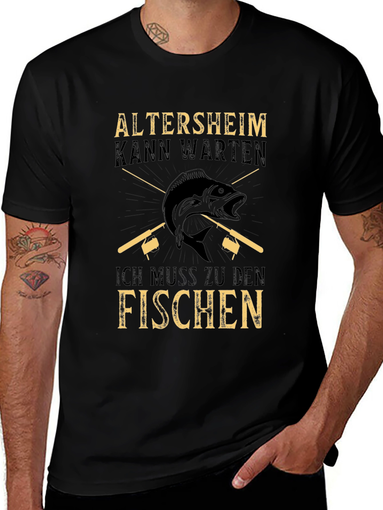 Fishing T-Shirt - Altersheim Kann Warten
