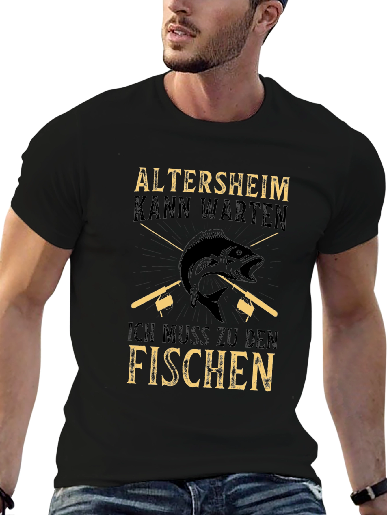 Fishing T-Shirt - Altersheim Kann Warten