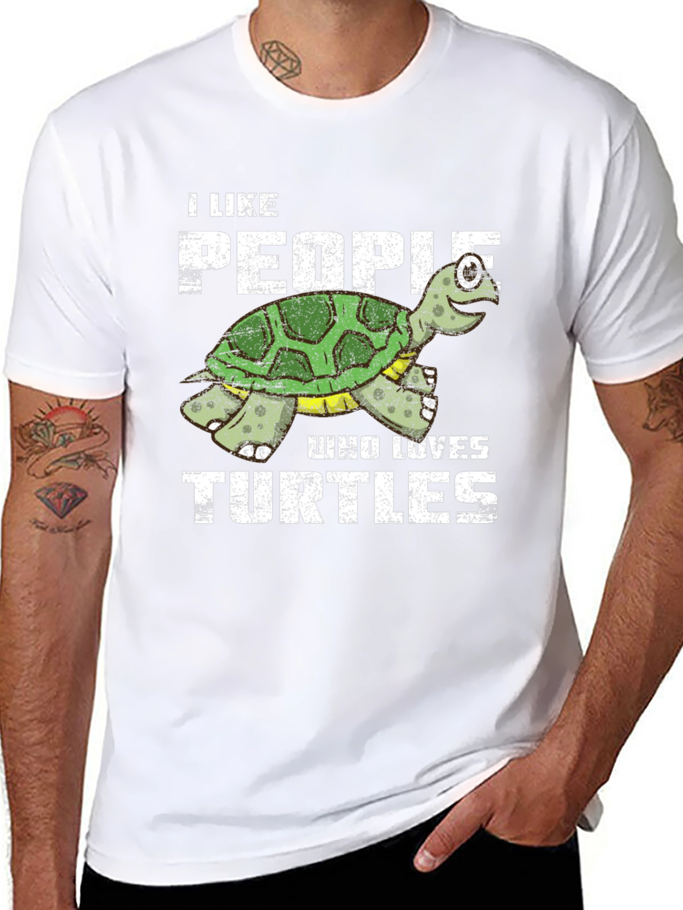 I Like People Who Loves Turtles T-Shirt