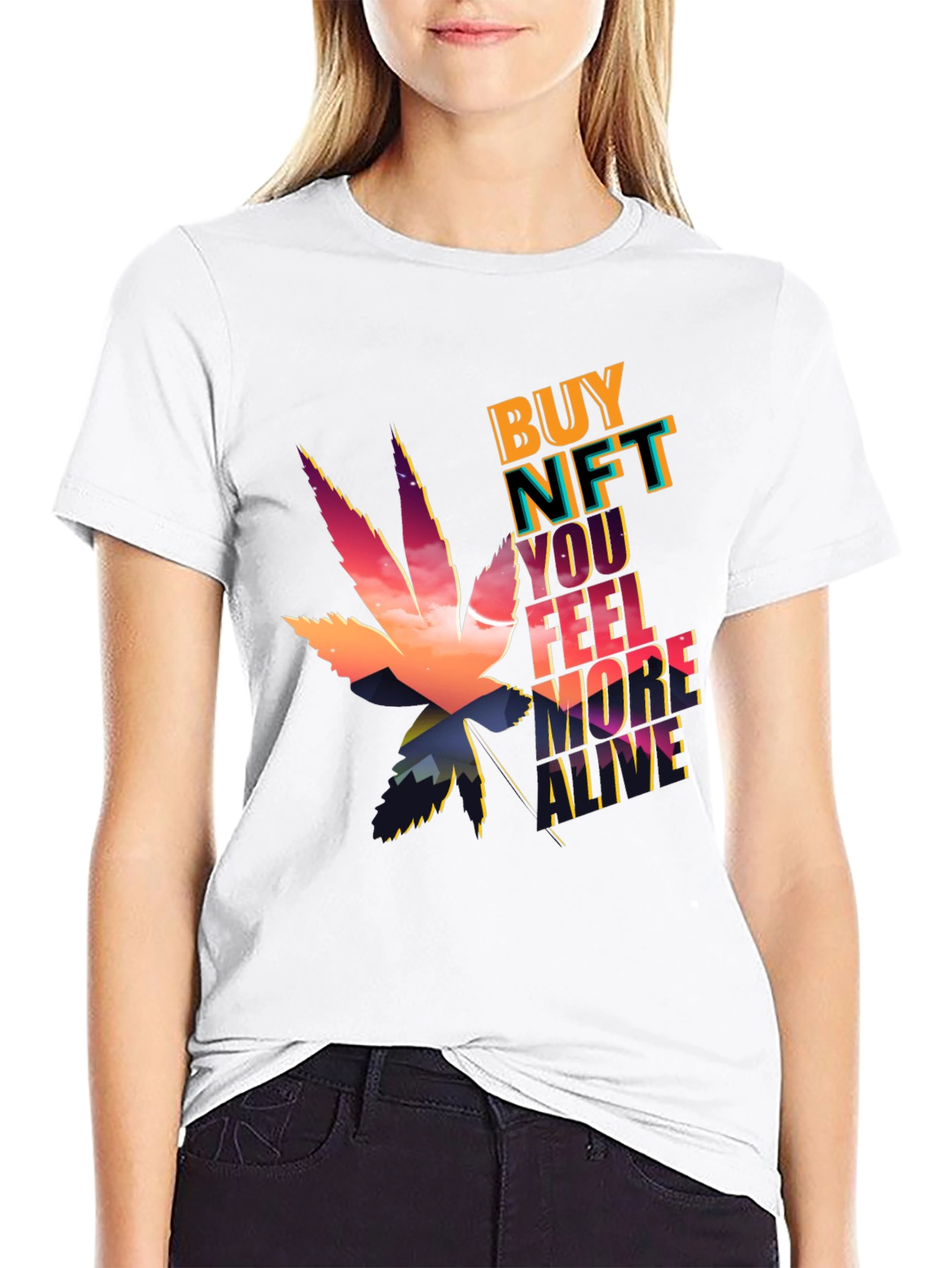Buy NFT Feel More Alive Graphic T-Shirt