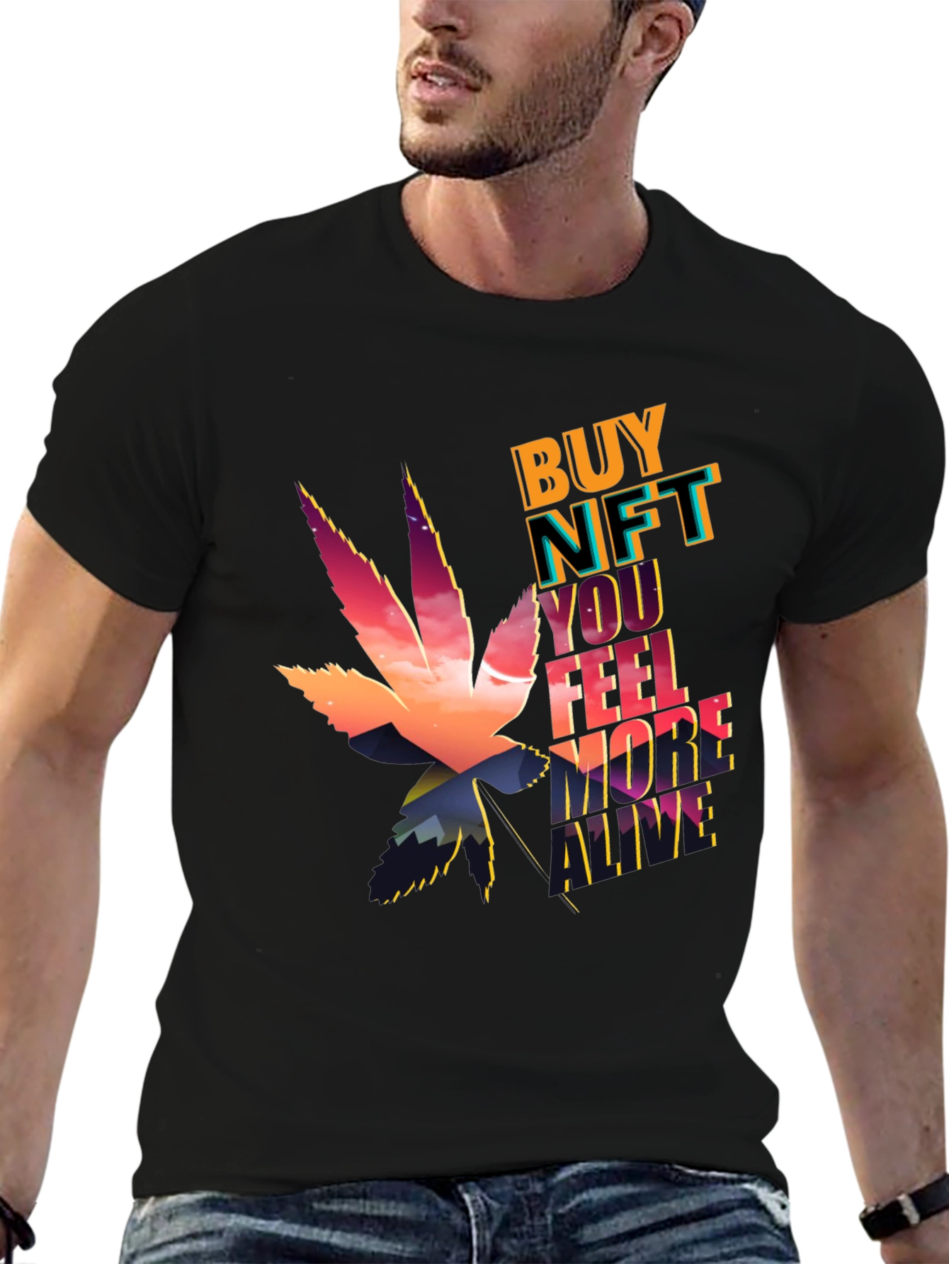 Buy NFT Feel More Alive Graphic T-Shirt