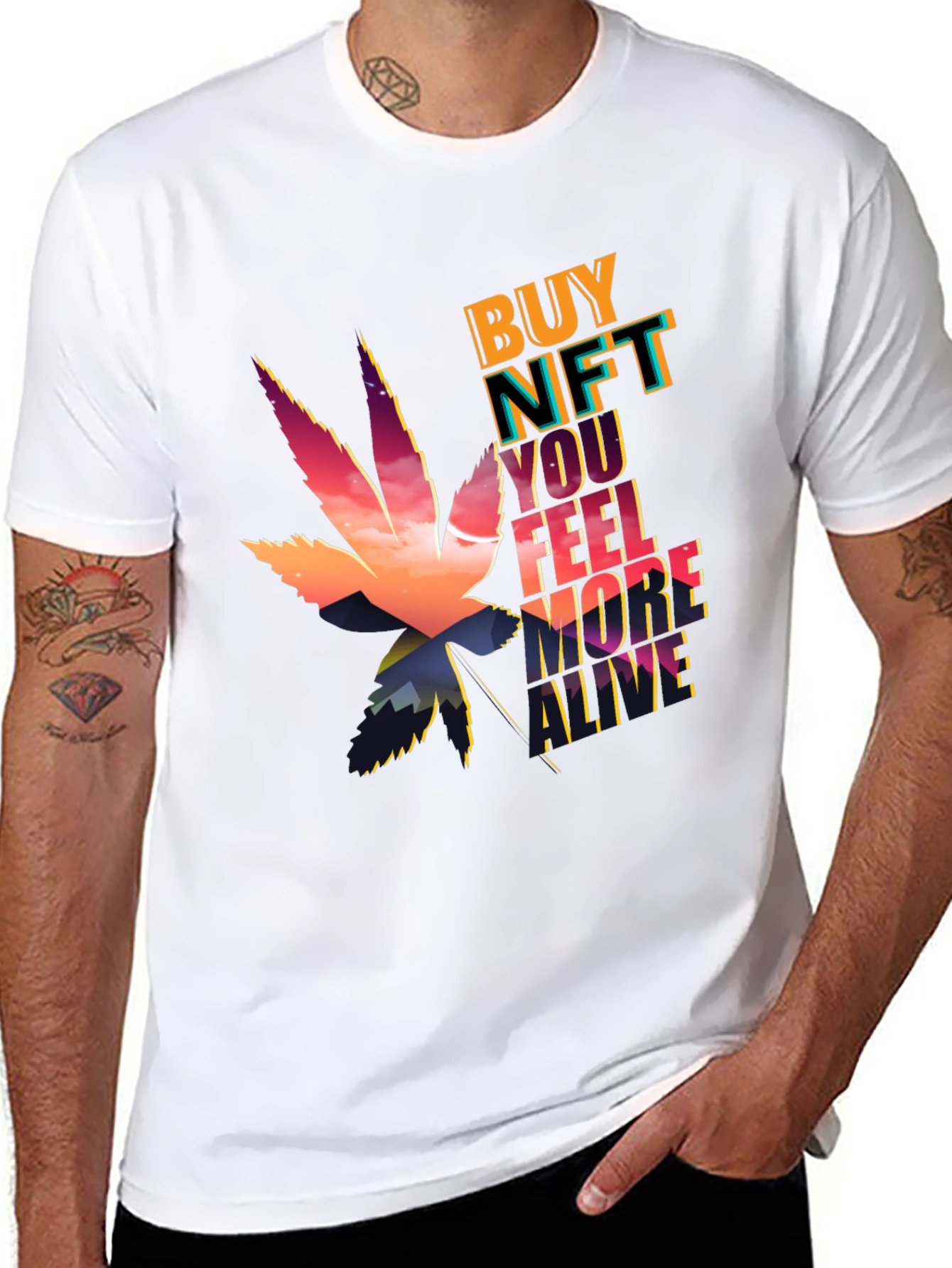 Buy NFT Feel More Alive Graphic T-Shirt