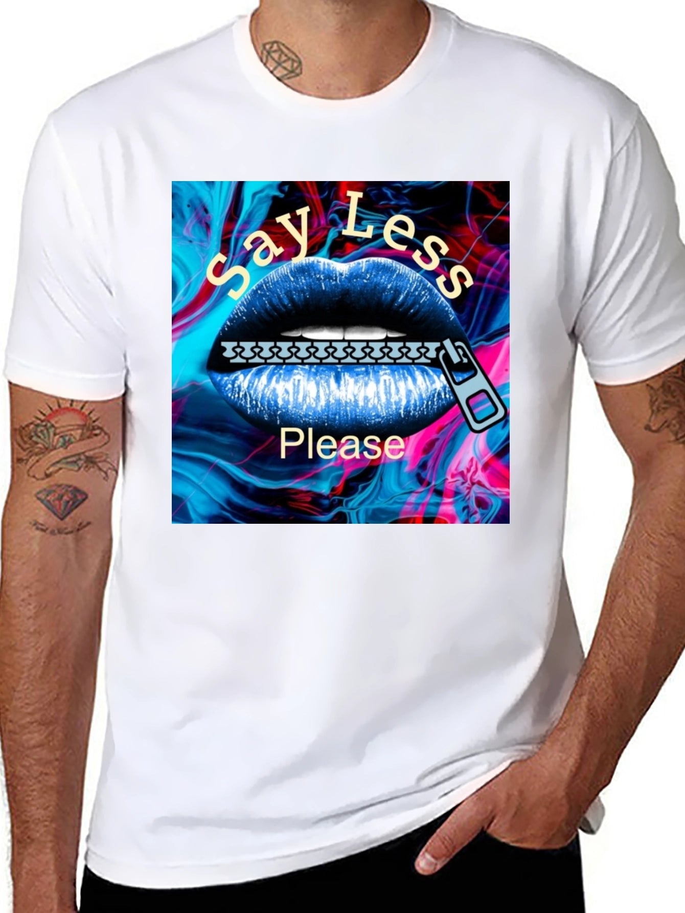 Say Less Please Graphic Tee