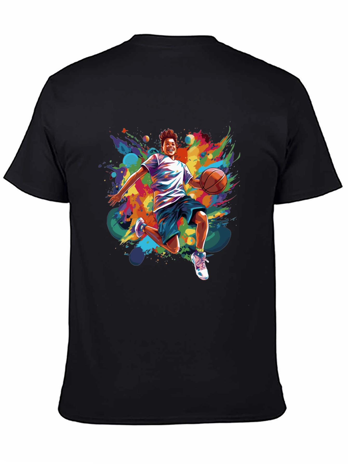Basketball Player Art Print T-Shirt