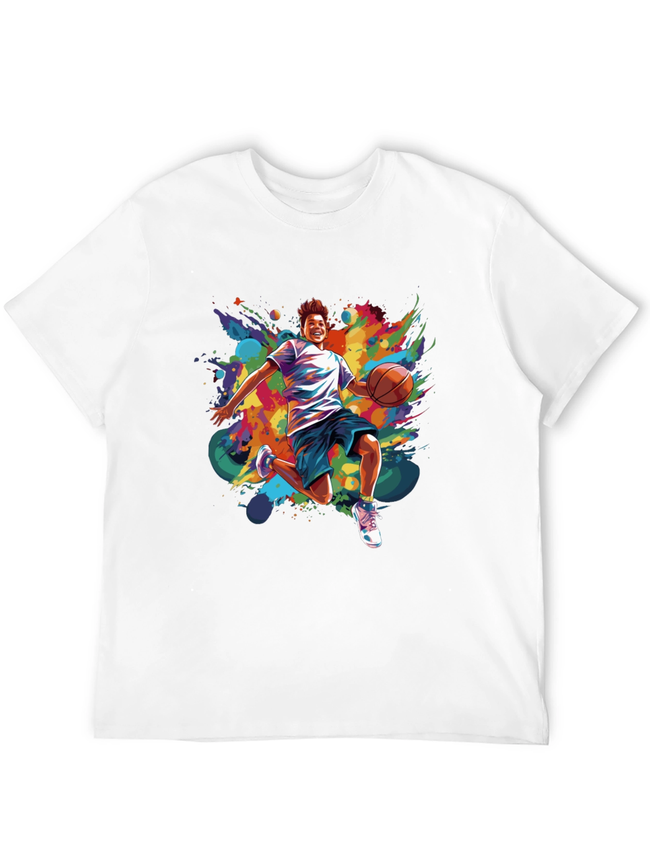 Basketball Player Art Print T-Shirt