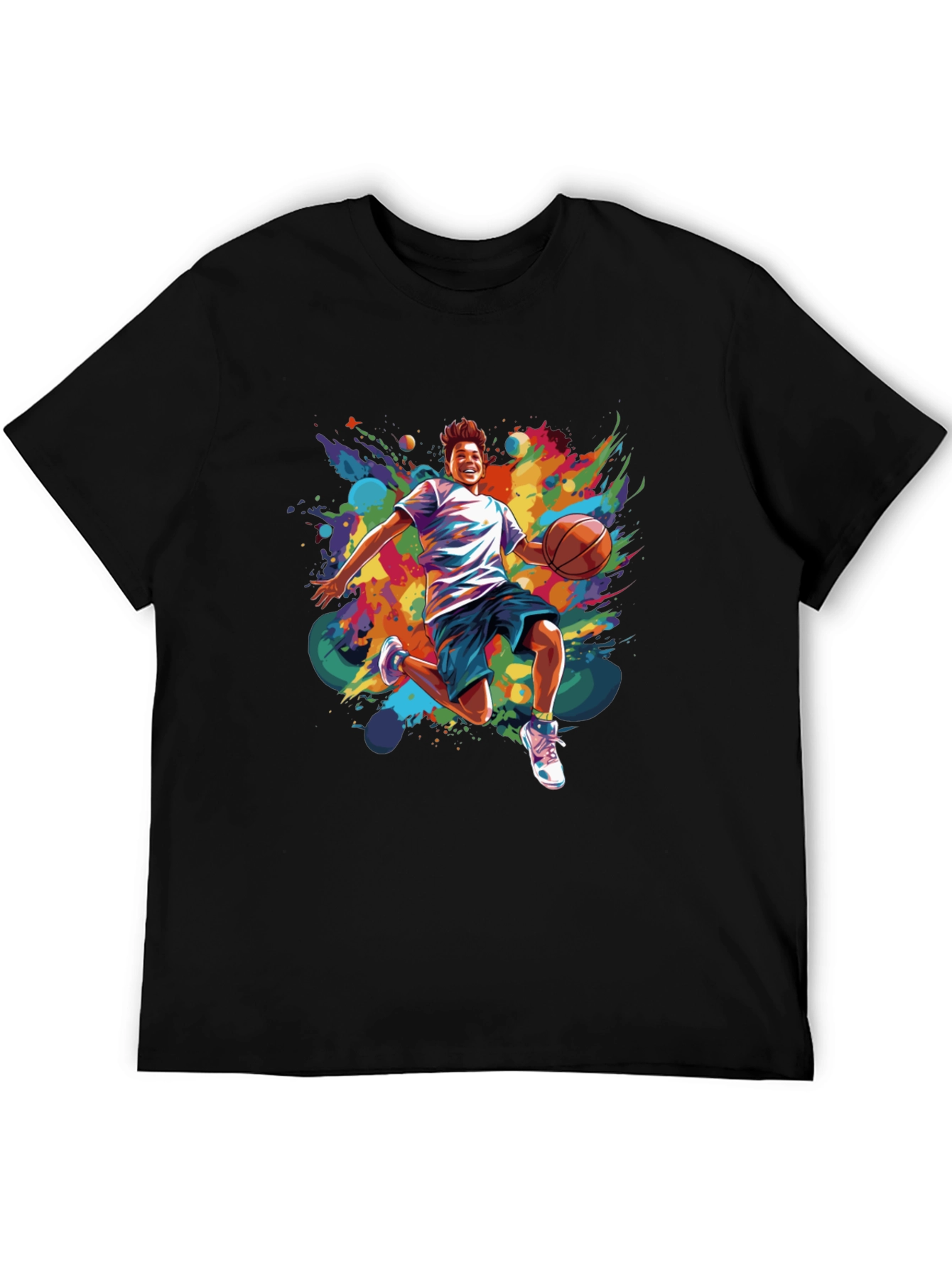 Basketball Player Art Print T-Shirt