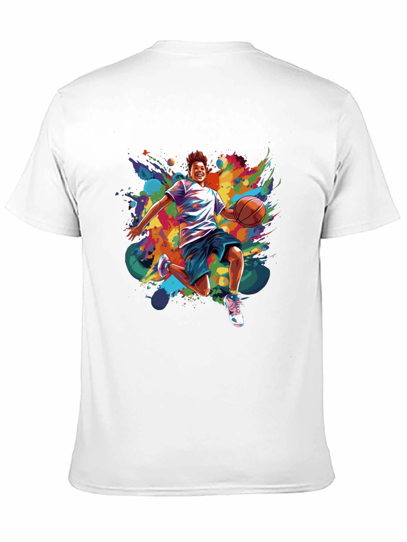 Basketball Player Art Print T-Shirt
