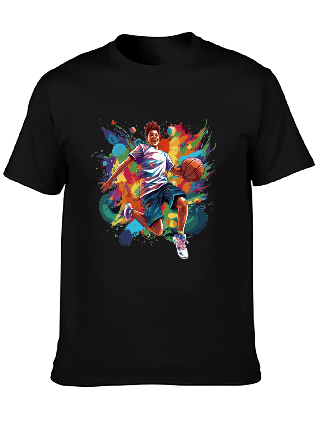 Basketball Player Art Print T-Shirt