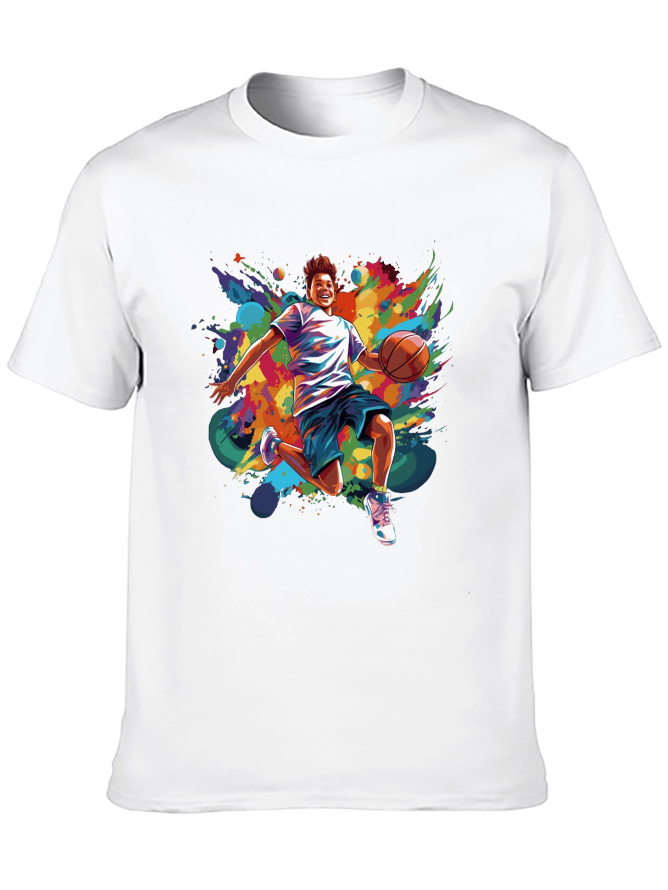 Basketball Player Art Print T-Shirt