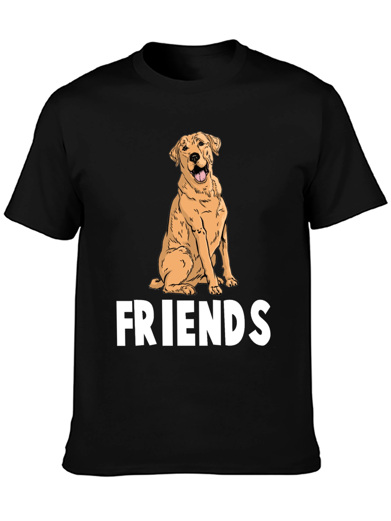 Dog Lover T-Shirt: Labrador Friends Graphic Tee