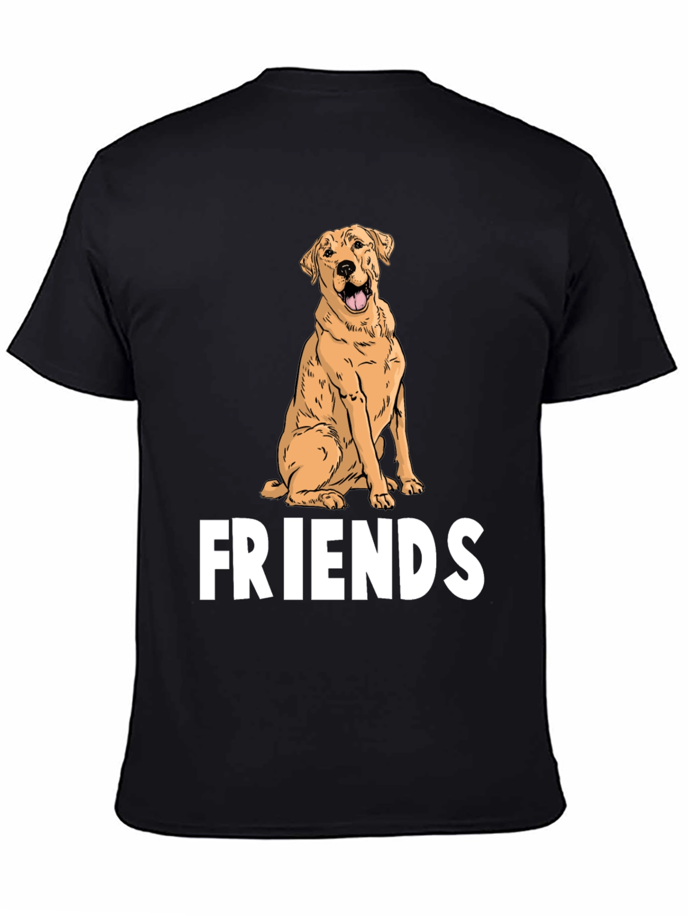 Dog Lover T-Shirt: Labrador Friends Graphic Tee