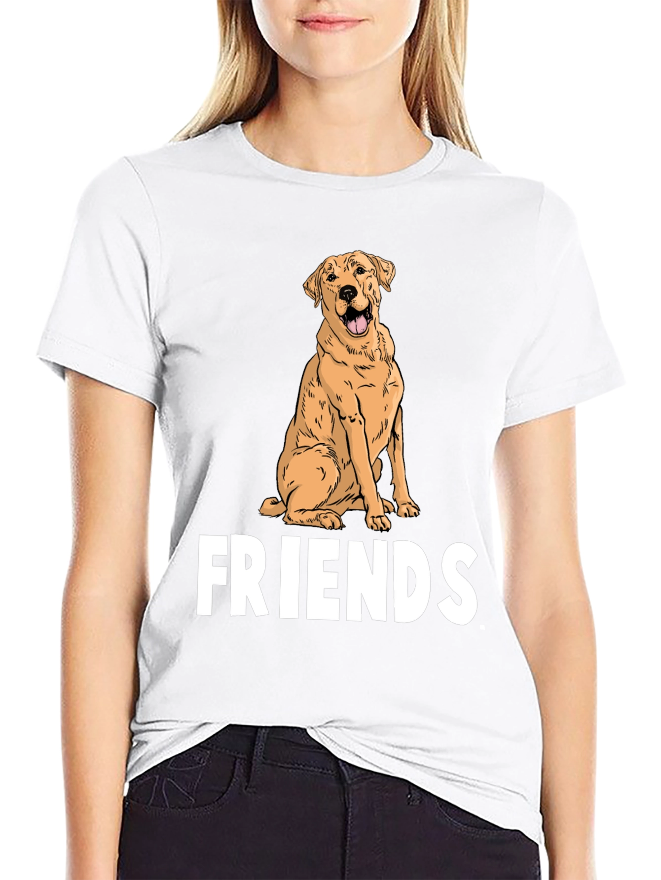 Dog Lover T-Shirt: Labrador Friends Graphic Tee