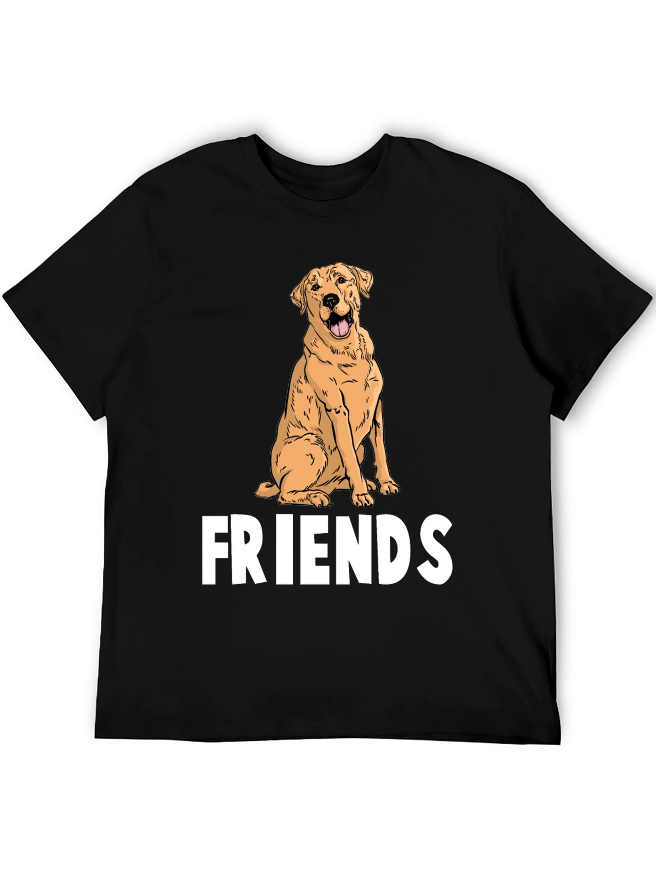 Dog Lover T-Shirt: Labrador Friends Graphic Tee