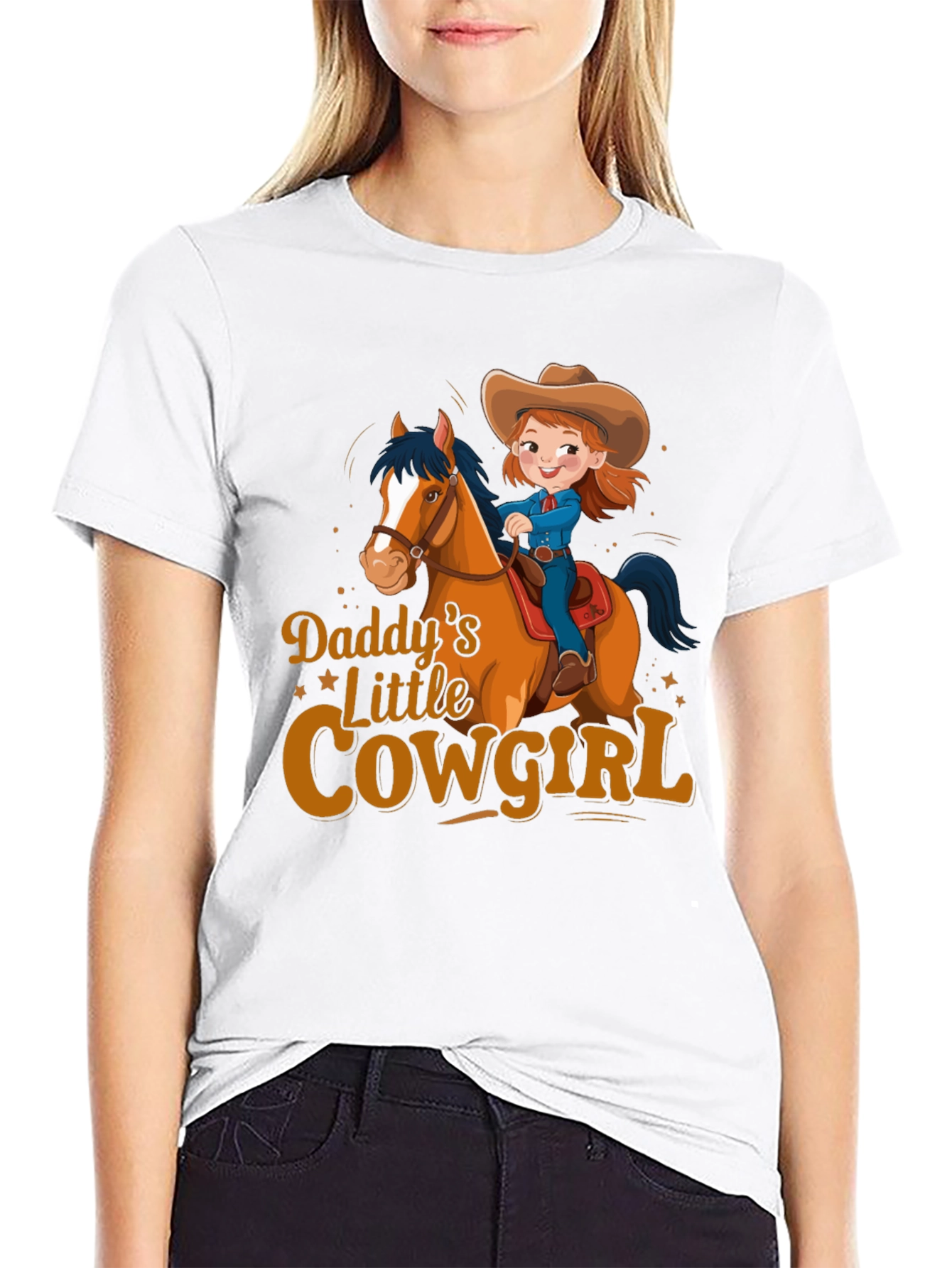 Daddys Little Cowgirl T-Shirt