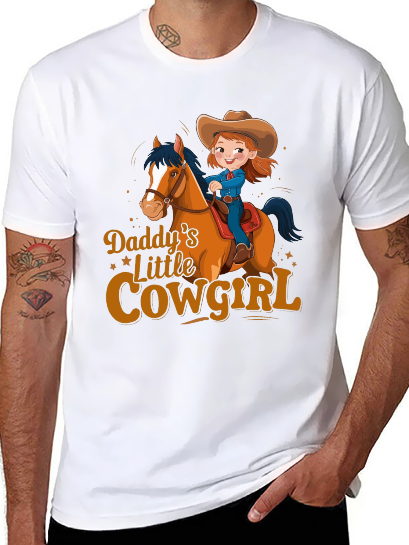 Daddys Little Cowgirl T-Shirt