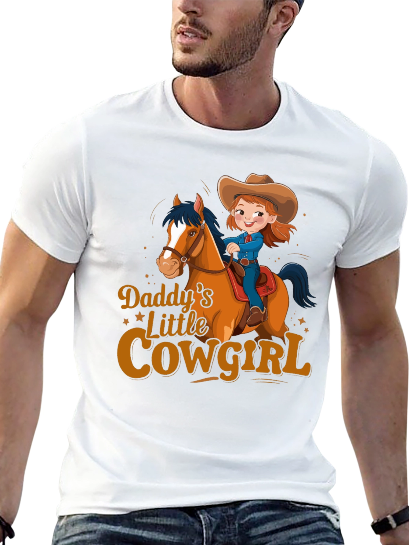 Daddys Little Cowgirl T-Shirt