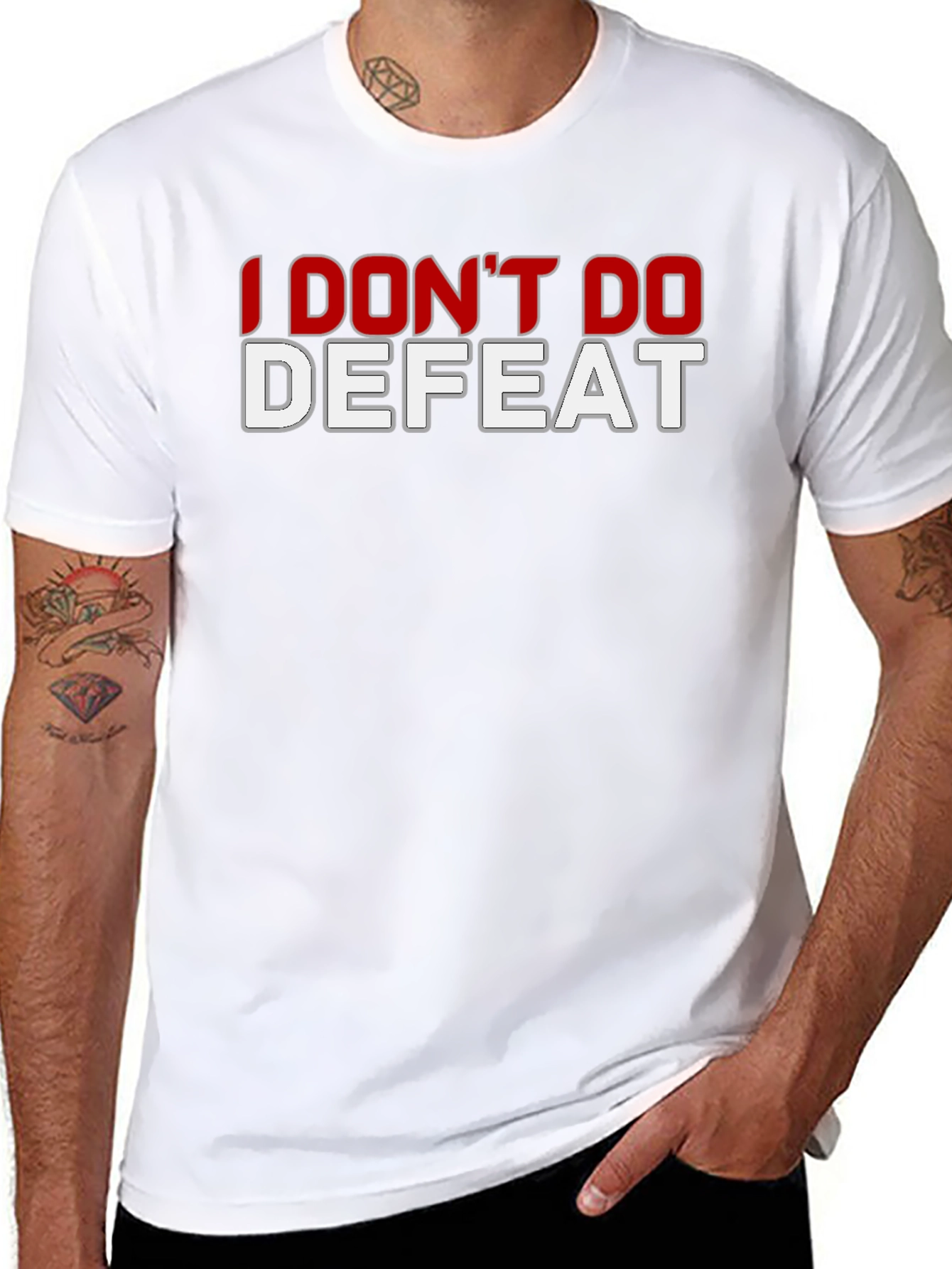 I Dont Do Defeat Graphic T-Shirt