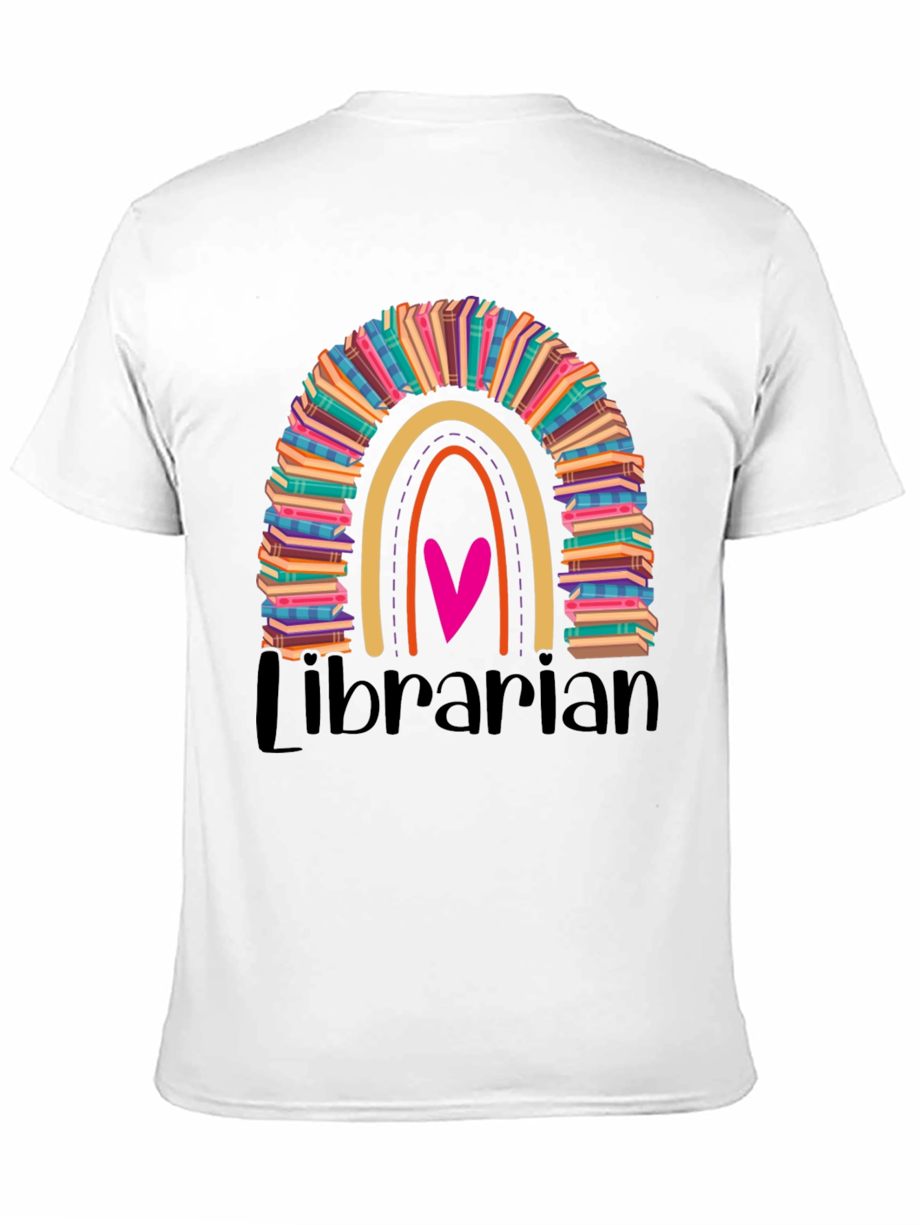 Librarian Rainbow Book T-Shirt
