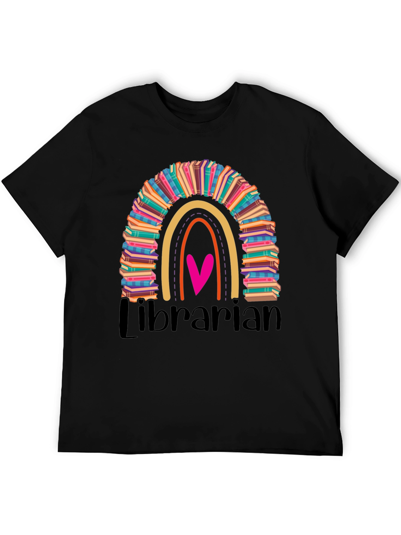 Librarian Rainbow Book T-Shirt