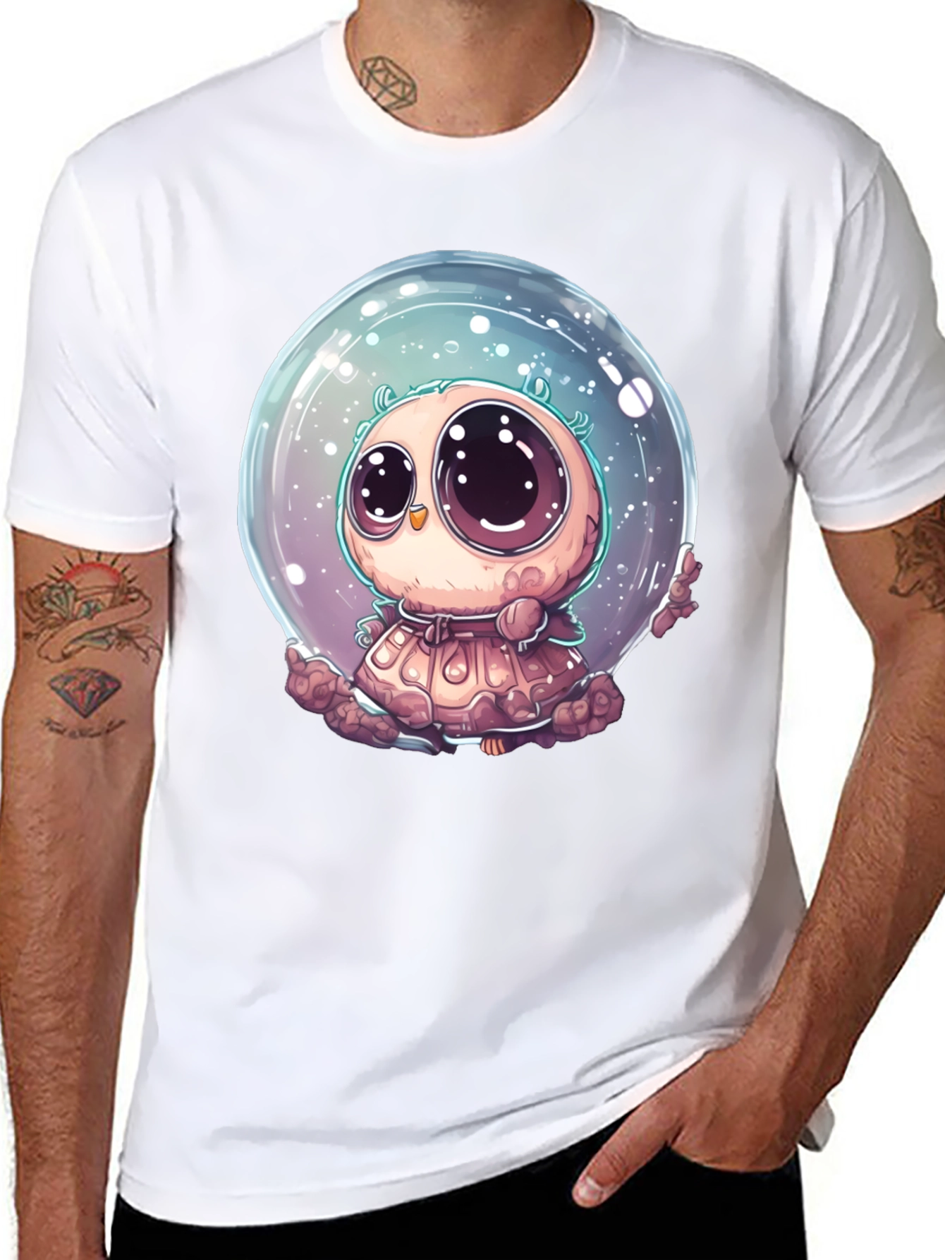 Cute Cartoon Owl T-Shirt