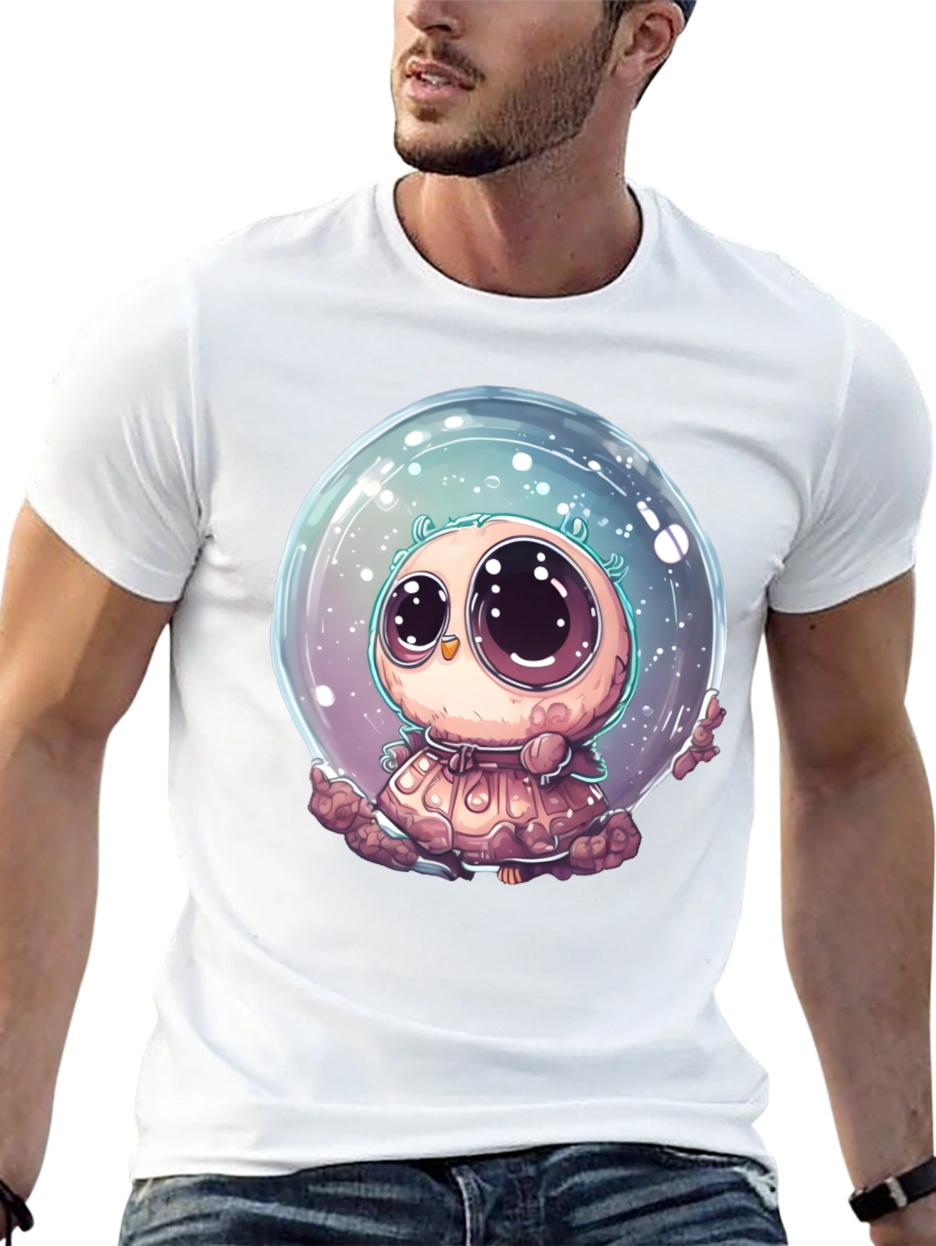 Cute Cartoon Owl T-Shirt