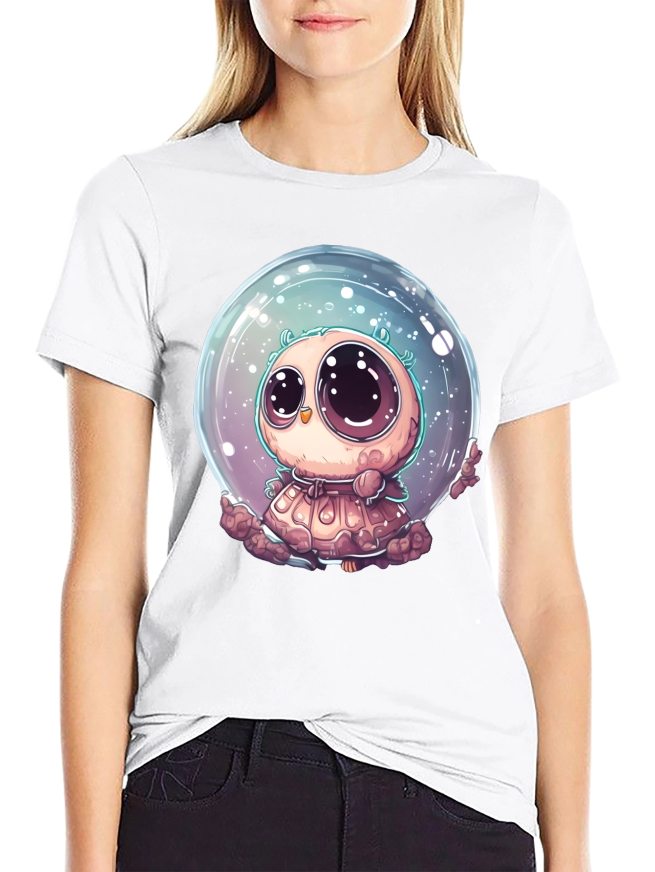 Cute Cartoon Owl T-Shirt
