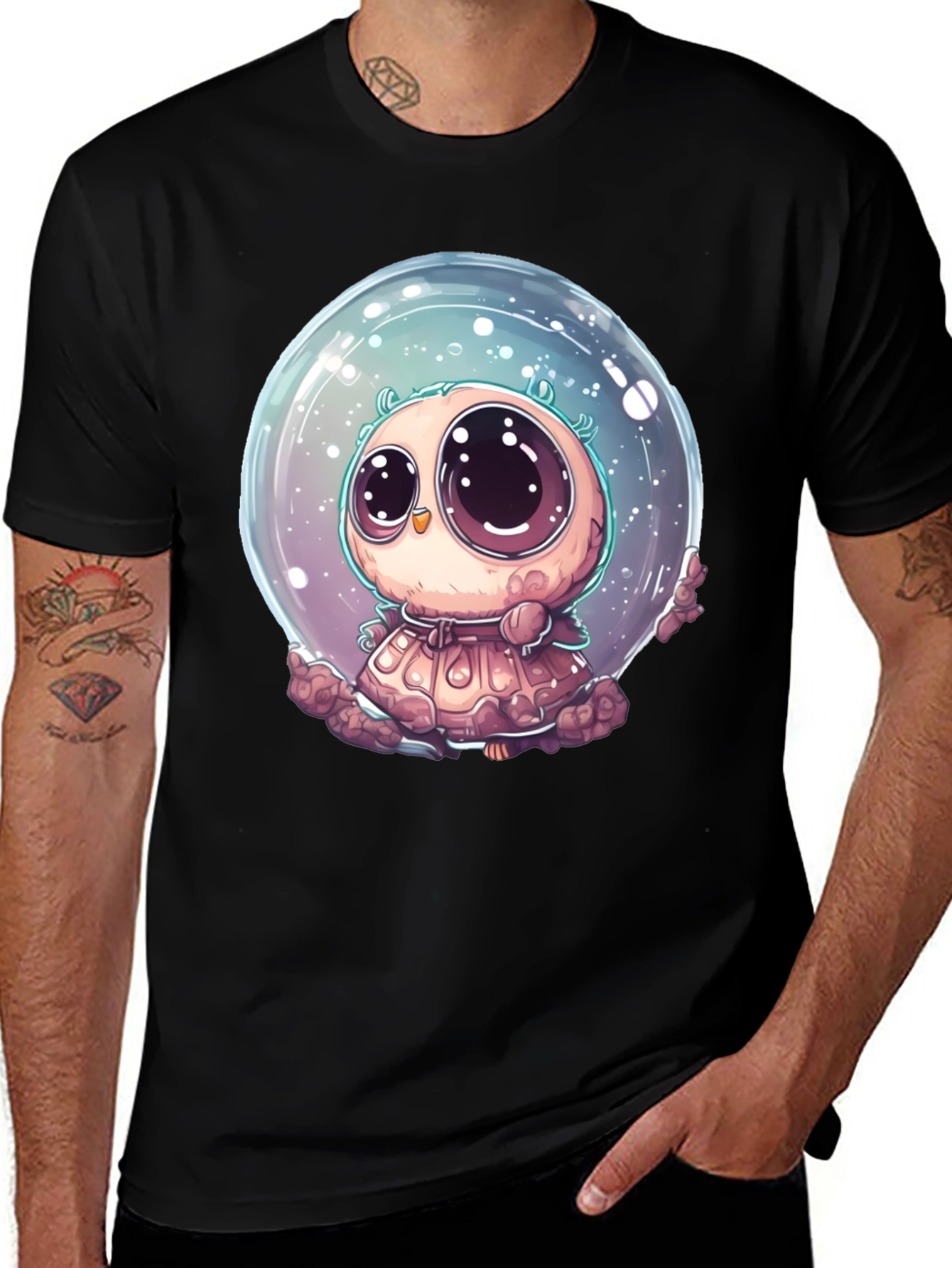 Cute Cartoon Owl T-Shirt