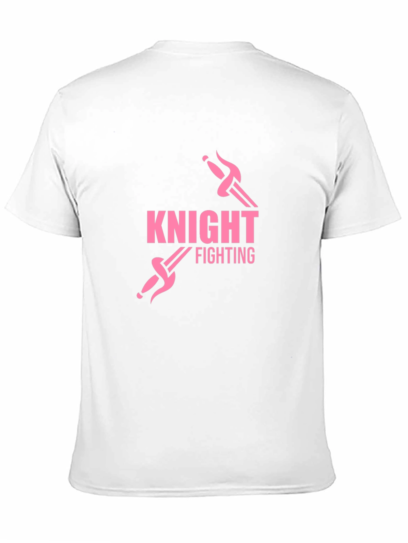 Knight Fighting Graphic Tee - Black