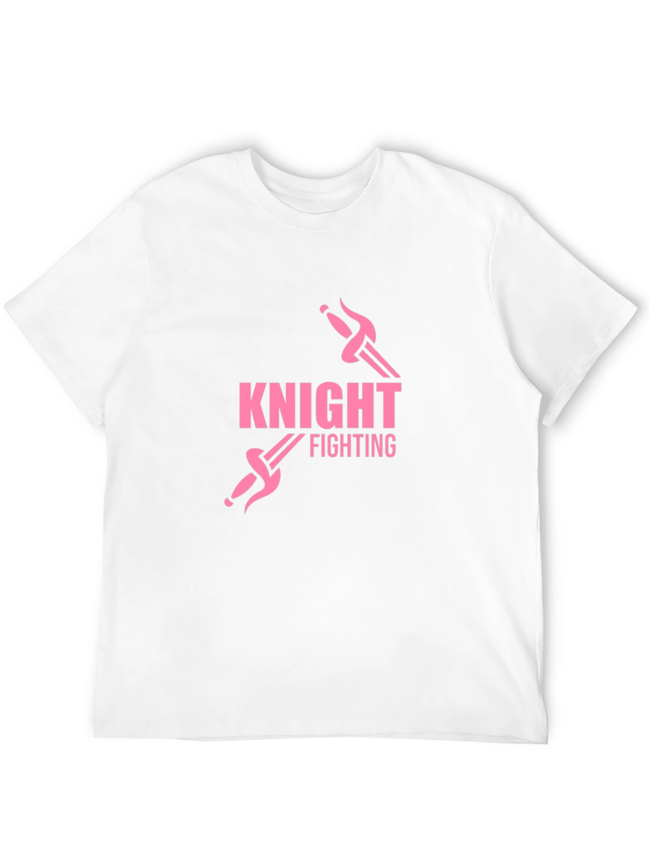 Knight Fighting Graphic Tee - Black