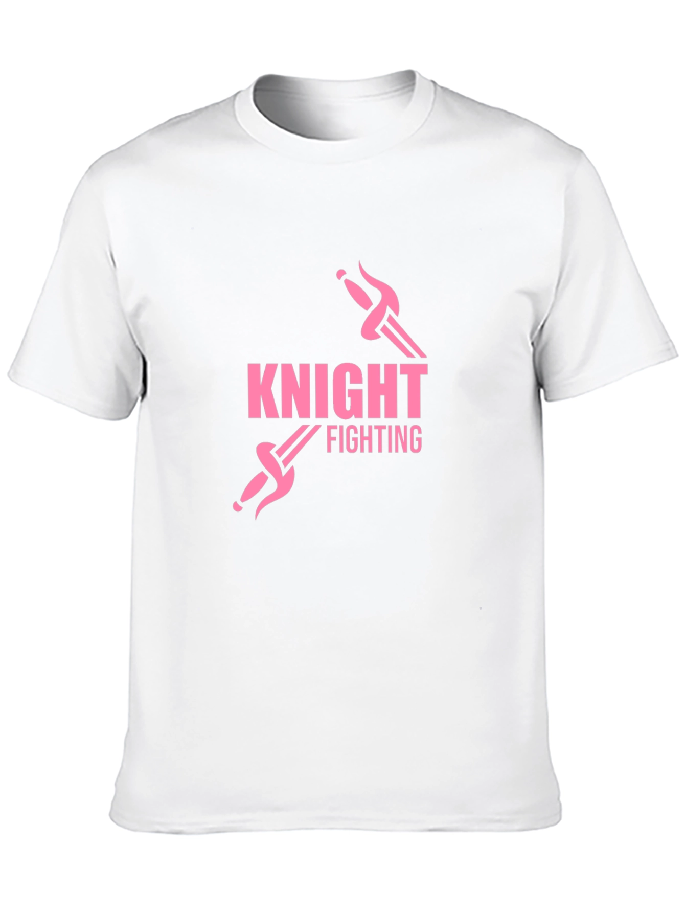 Knight Fighting Graphic Tee - Black