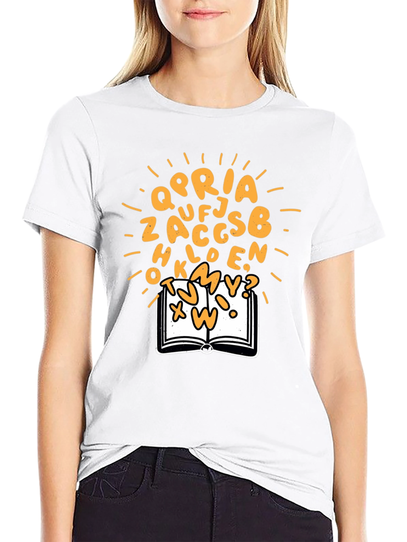 Bookish Alphabet T-Shirt - Read & Explore