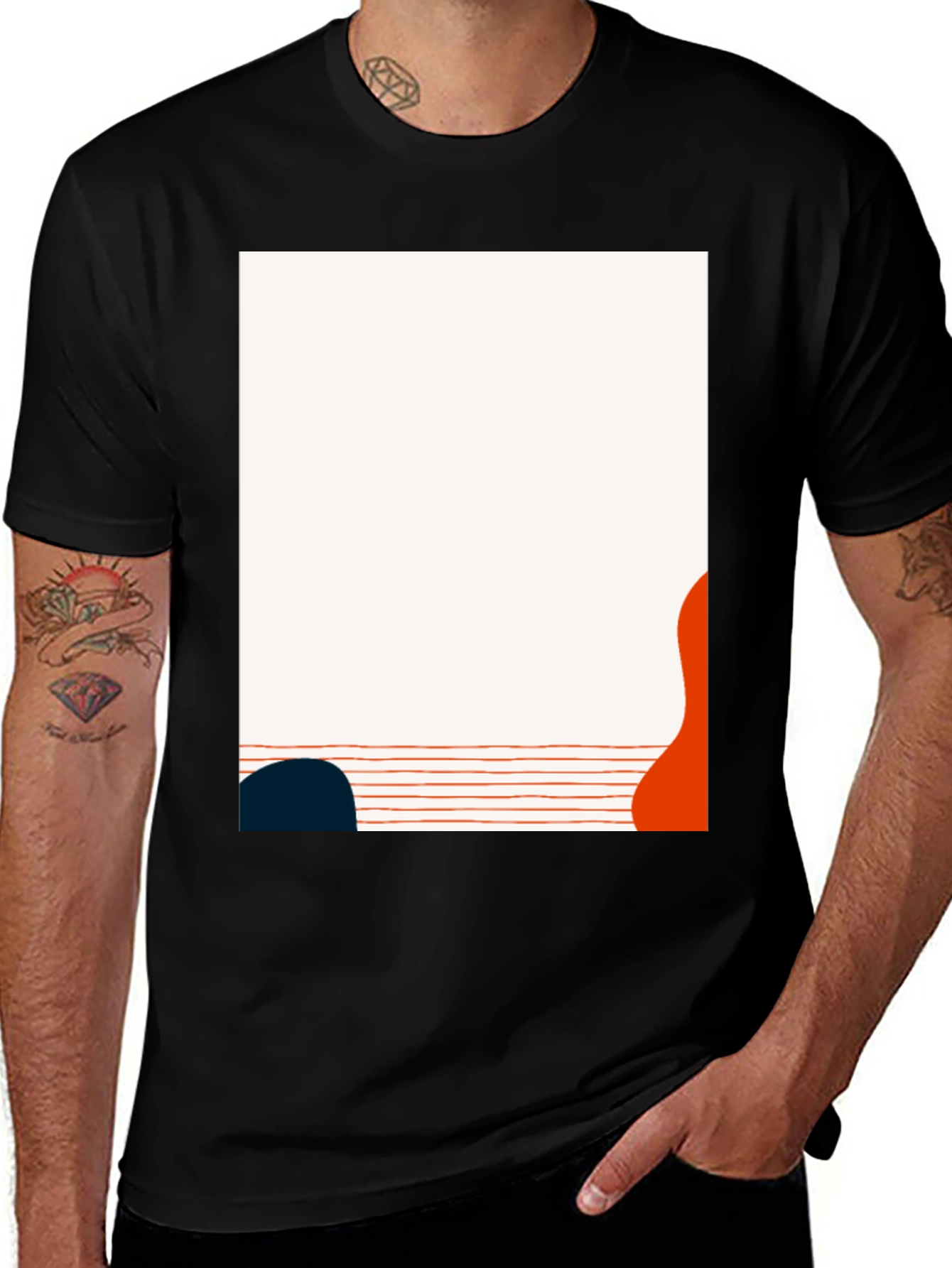 Modern Art Graphic Tee - Stylish & Unique