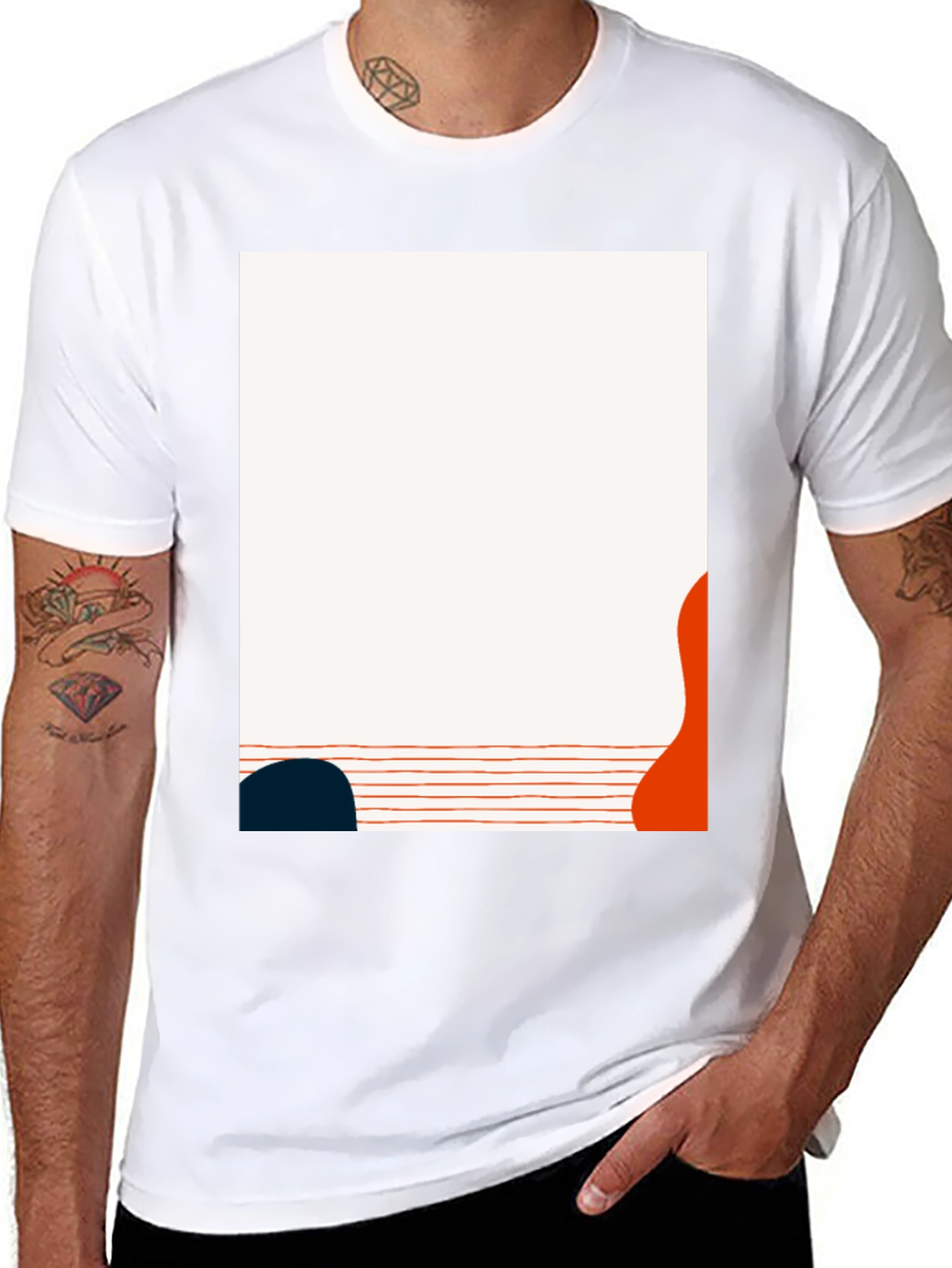 Modern Art Graphic Tee - Stylish & Unique