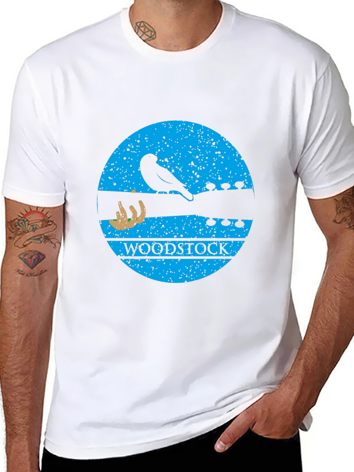 Woodstock Graphic Tee - Peace Music & Memories