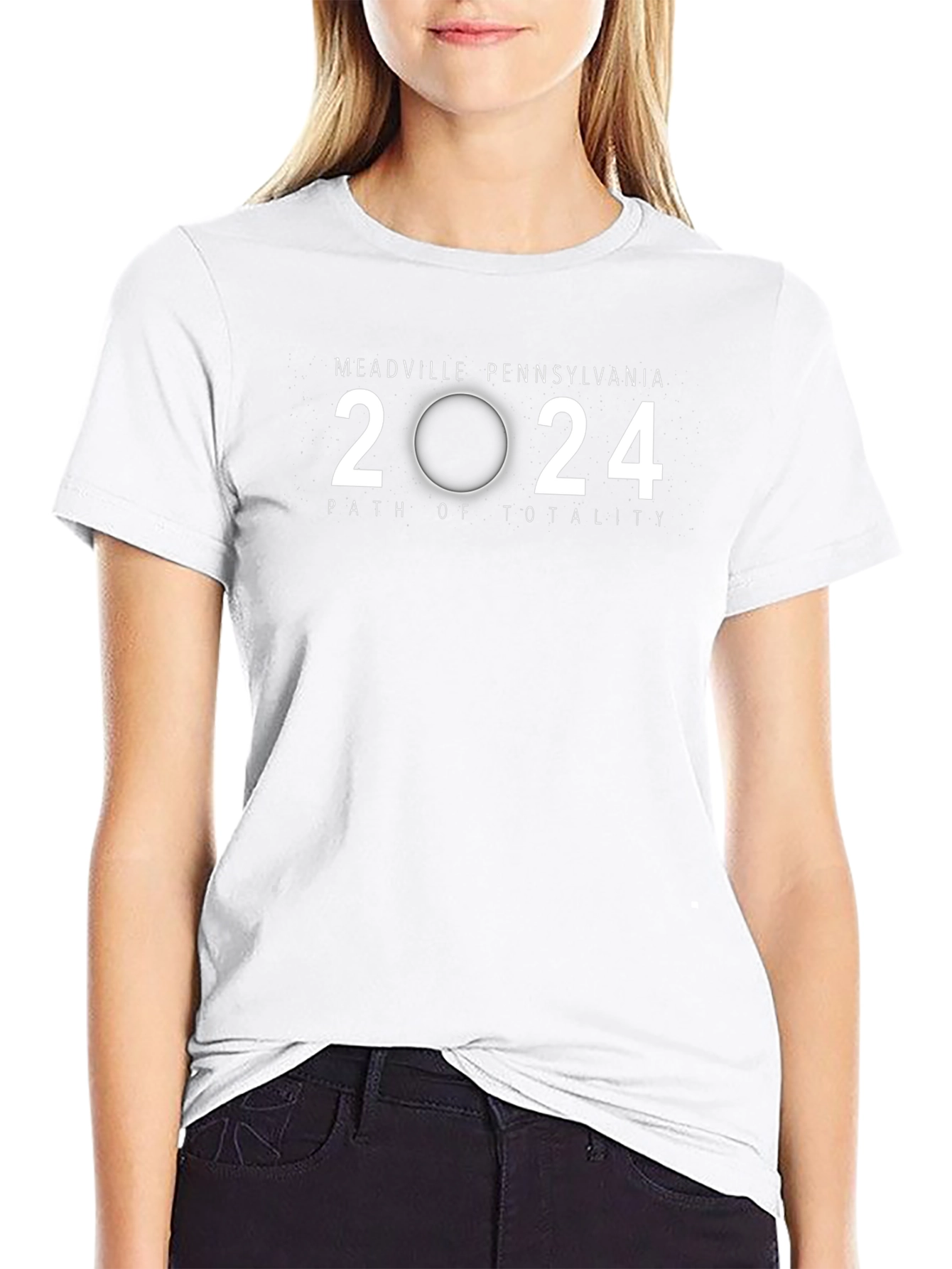 Meadville Pennsylvania 2024 Eclipse T-Shirt