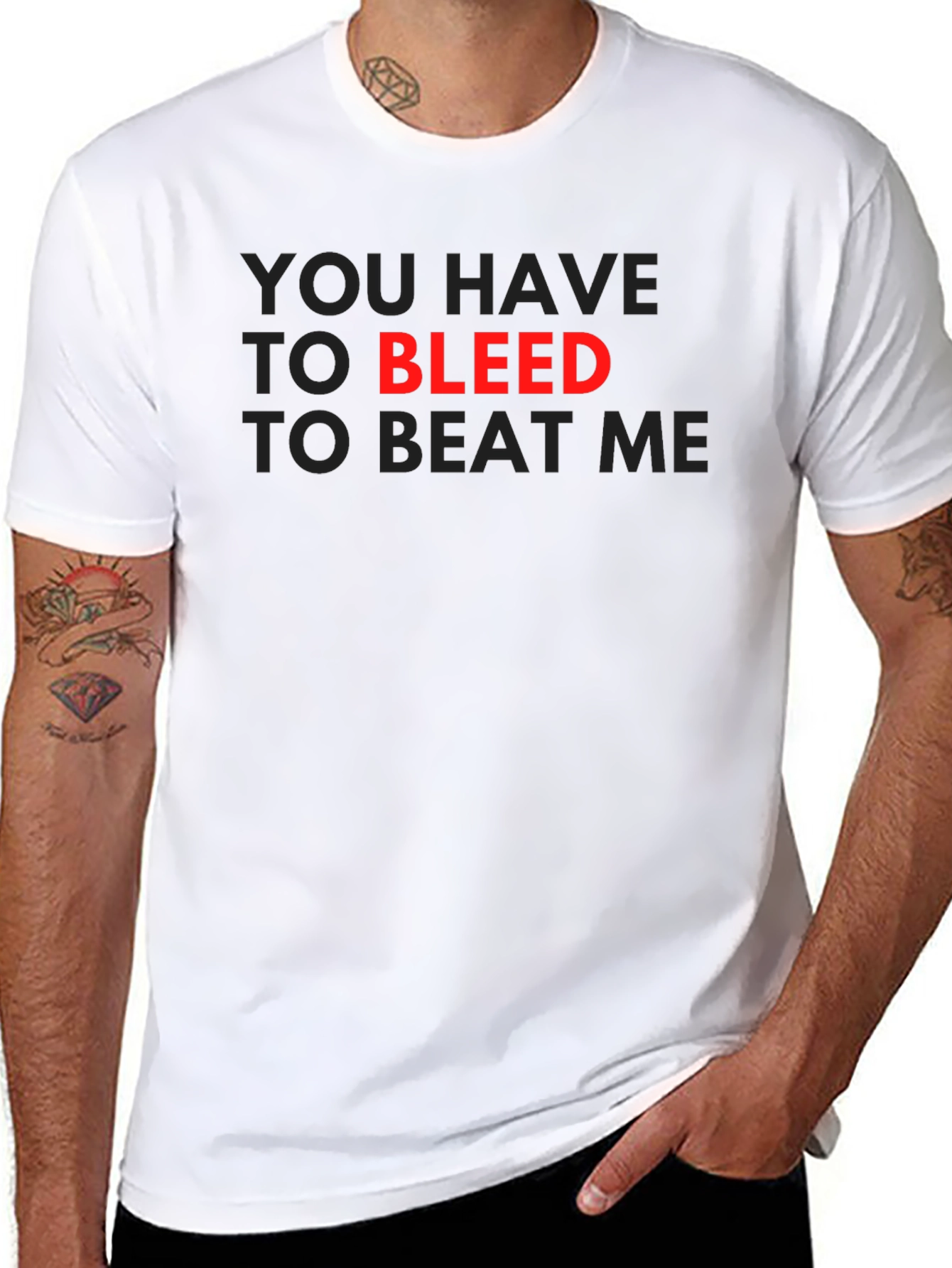 Bleed to Beat Me Graphic Tee