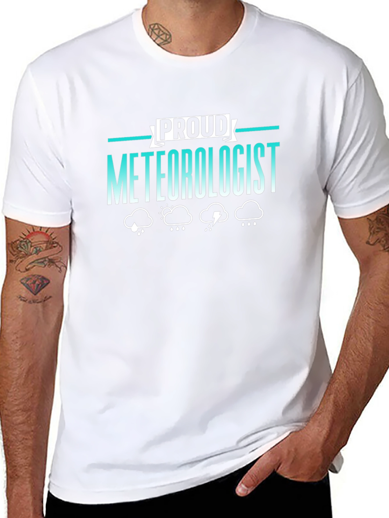 Proud Meteorologist Graphic T-Shirt - Weather Lover Tee