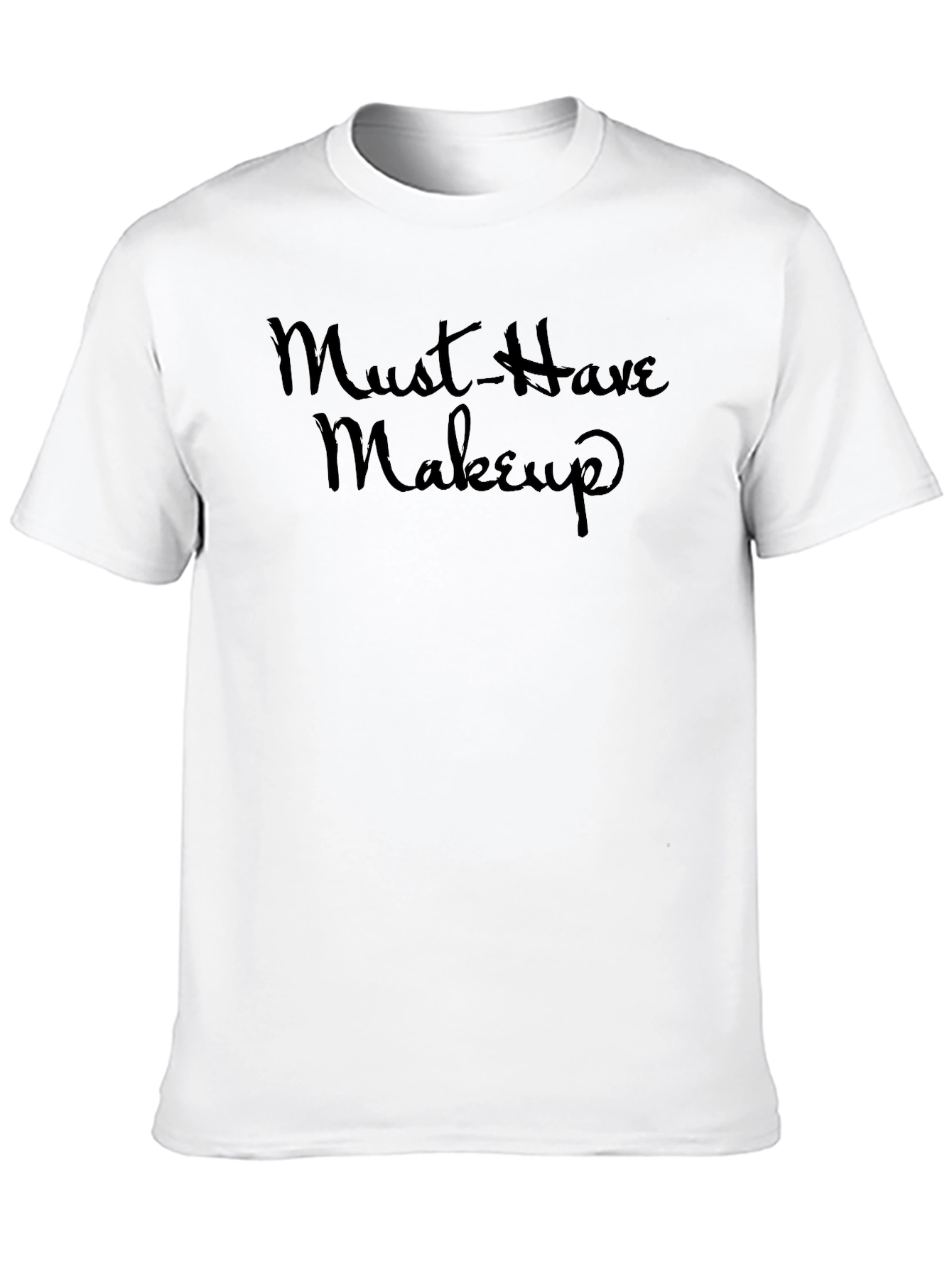 Must-Have Makeup Graphic Black T-Shirt